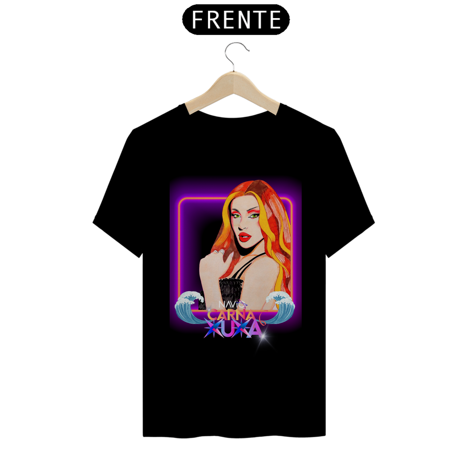 Nome do produto: Camiseta Fandom Exclusiva - Pabllo Vittar  - Navio Carna Xuxa