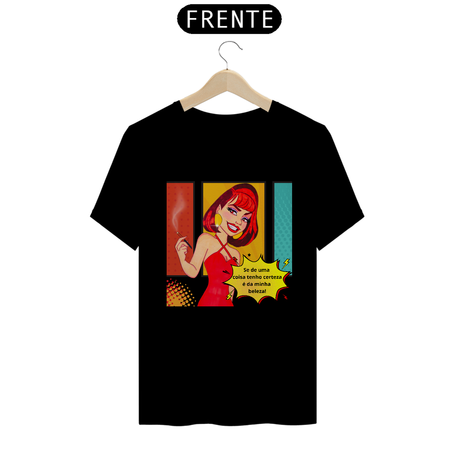 Nome do produto: Camiseta Exclusiva - Paola Bracho - Cartoon