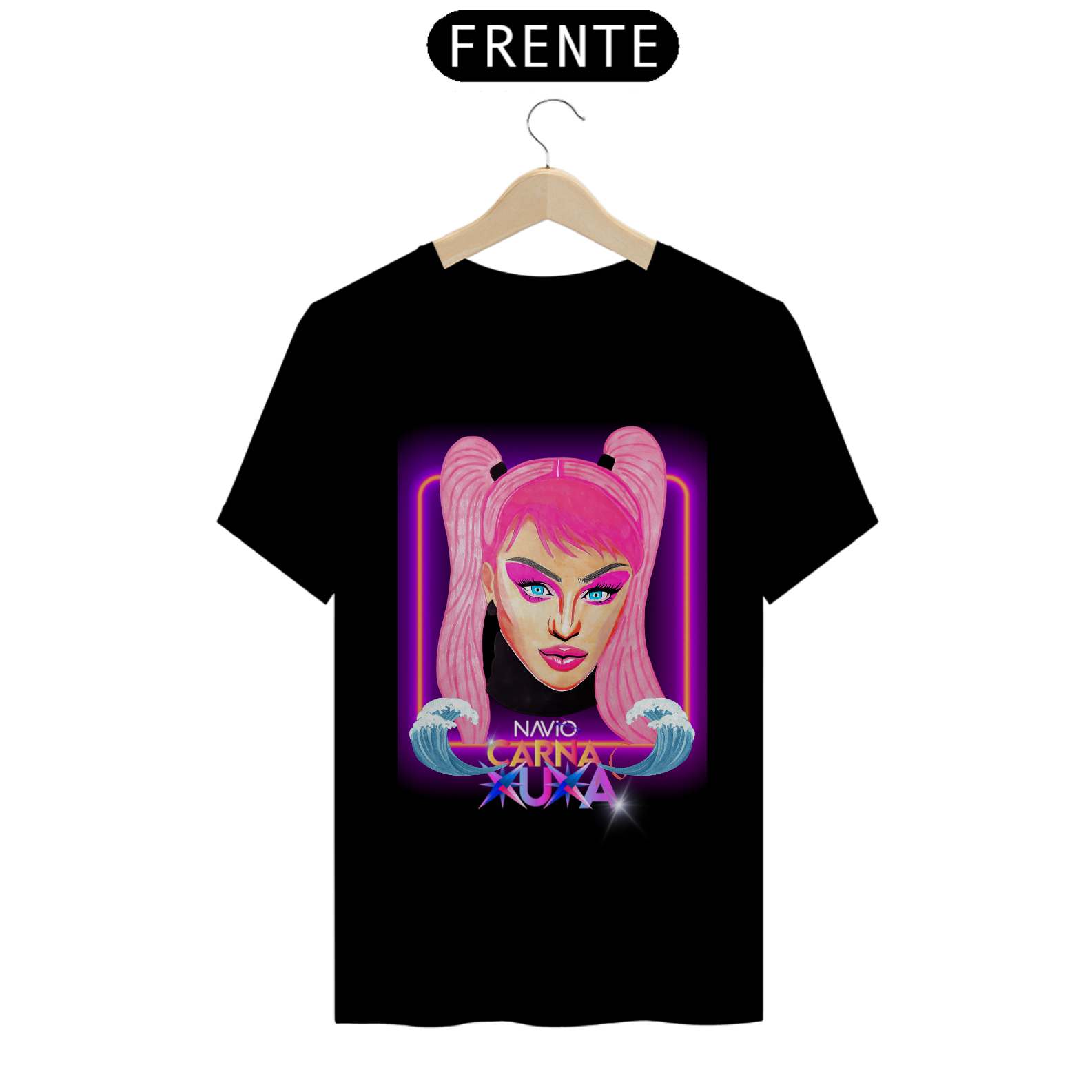 Nome do produto: Camiseta Fandom Exclusiva - Pabllo Vittar Xuquinhas - Navio Carna Xuxa