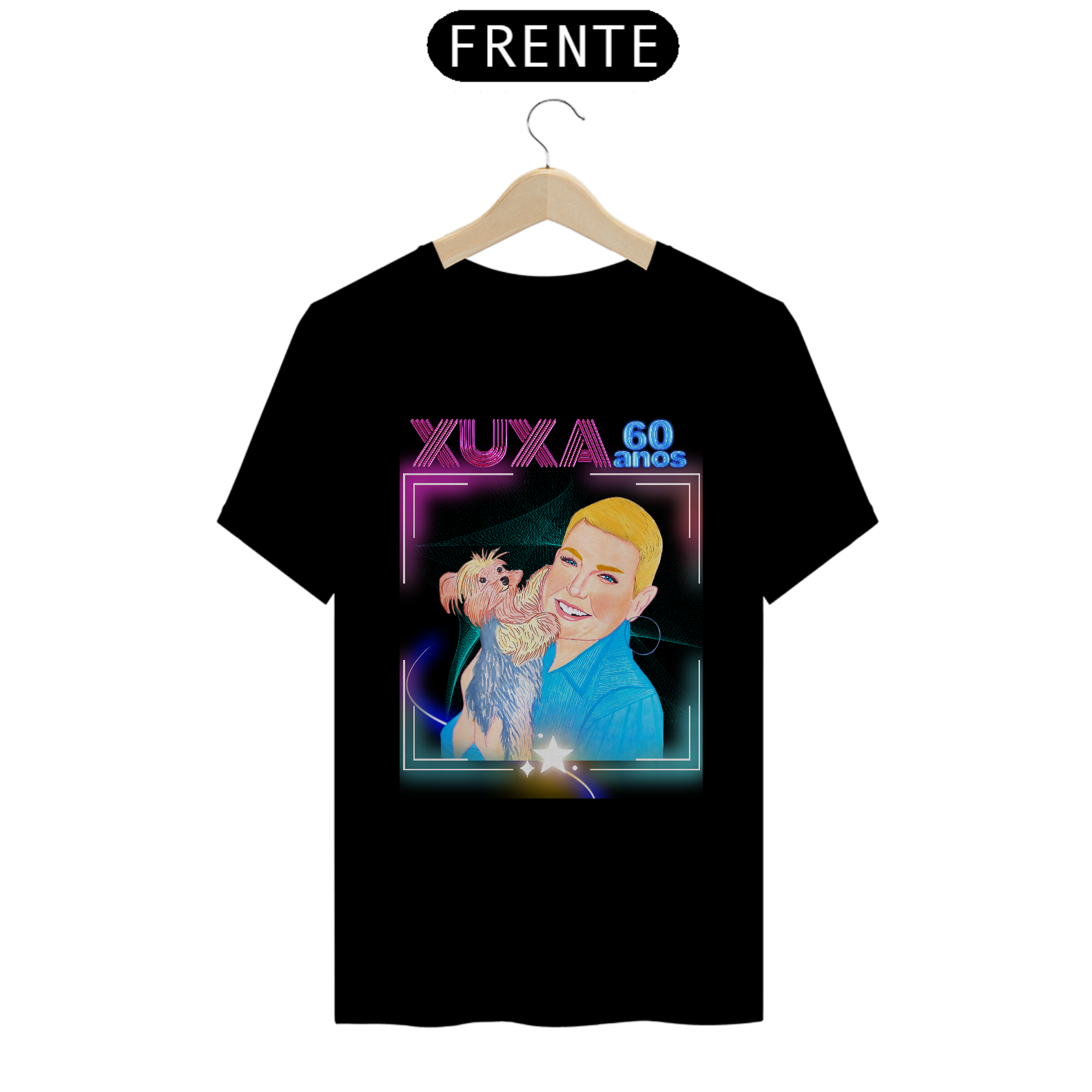 Nome do produto: Camiseta Super Exclusiva - Xuxa Comemoração 60 anos