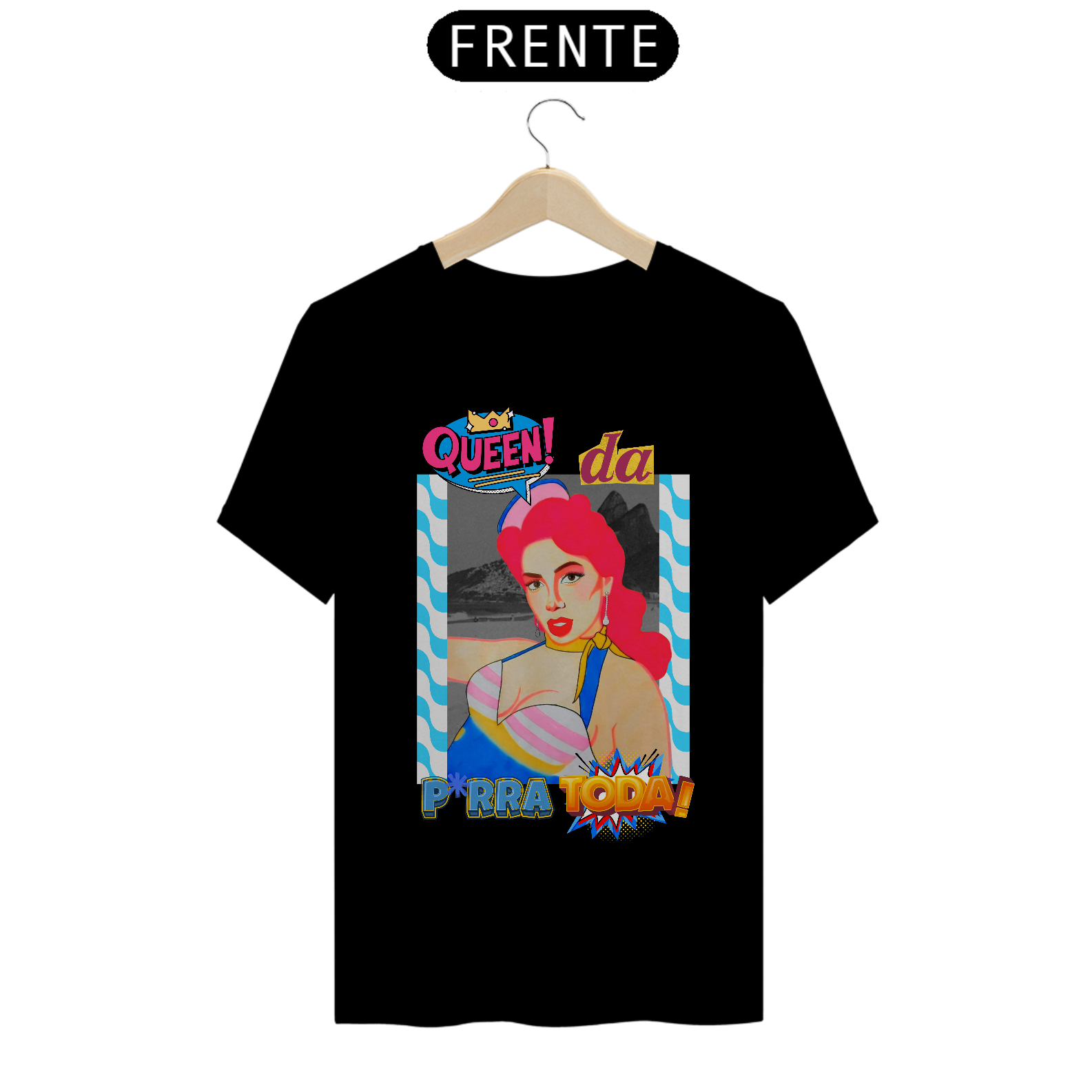 Nome do produto: Camiseta Fandom Exclusiva - Anitta - Queen da P*rra Toda!