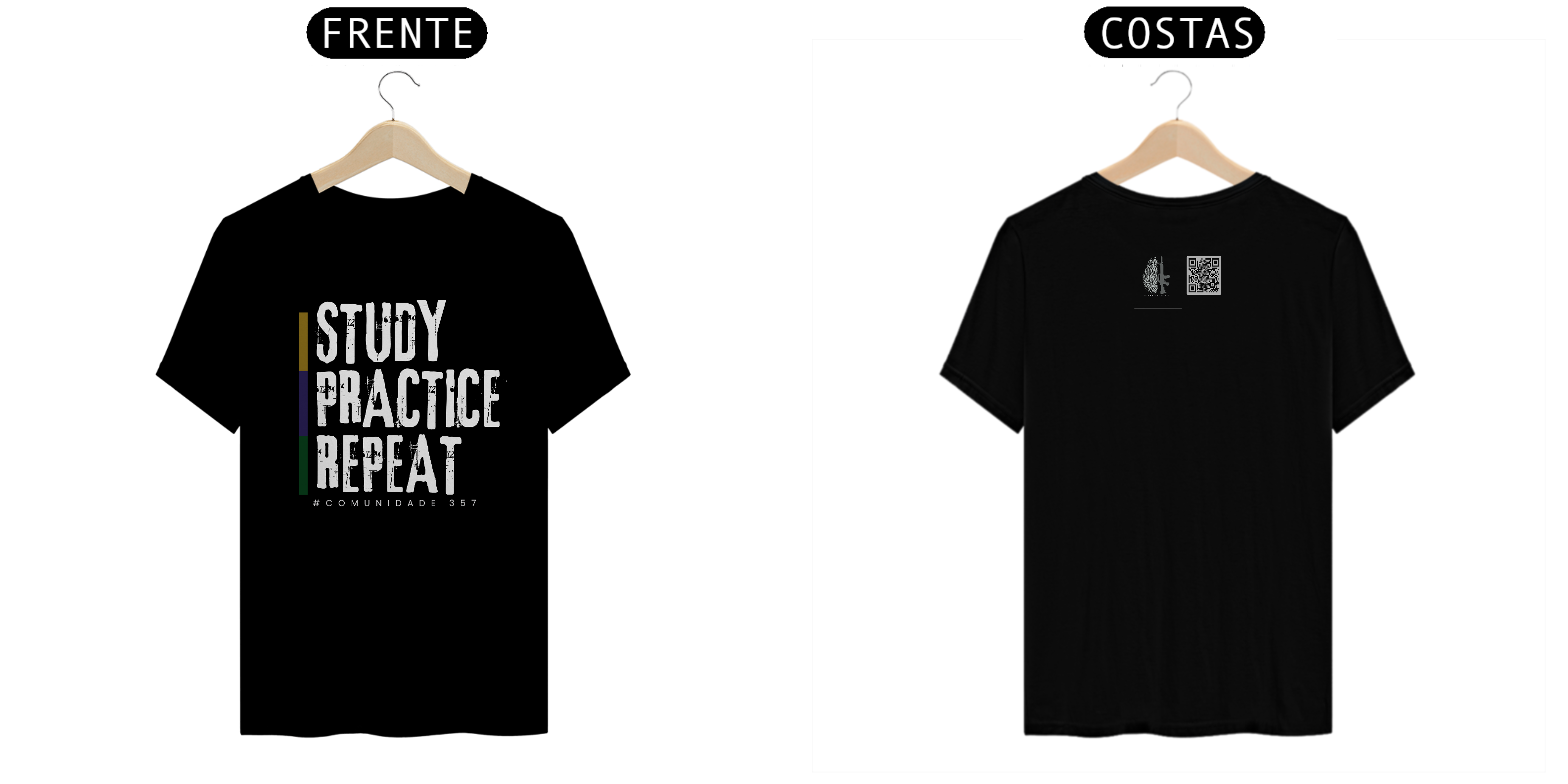 Nome do produto: Camiseta Study and Practice