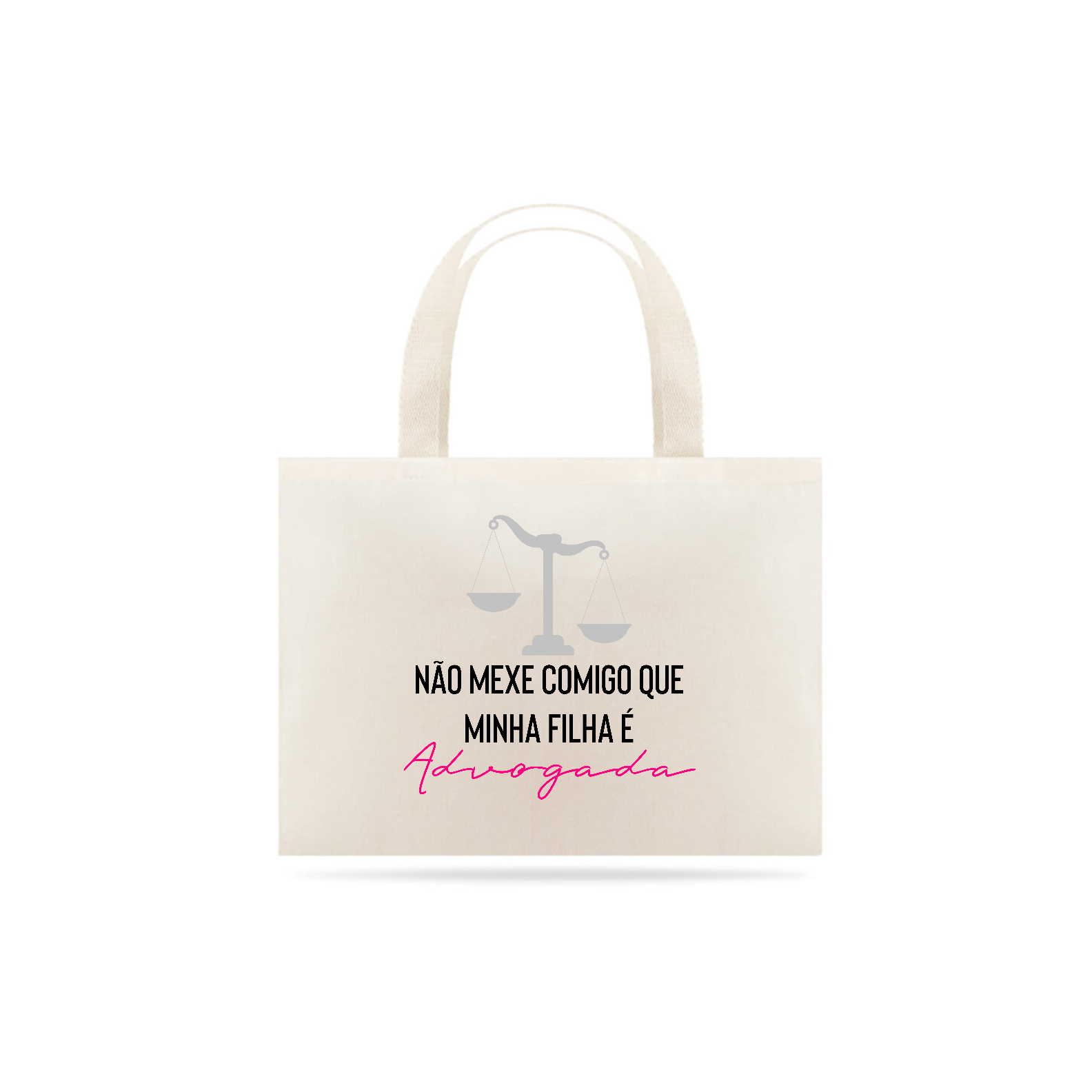 Tote: Não Mexe Comigo (Rosa)