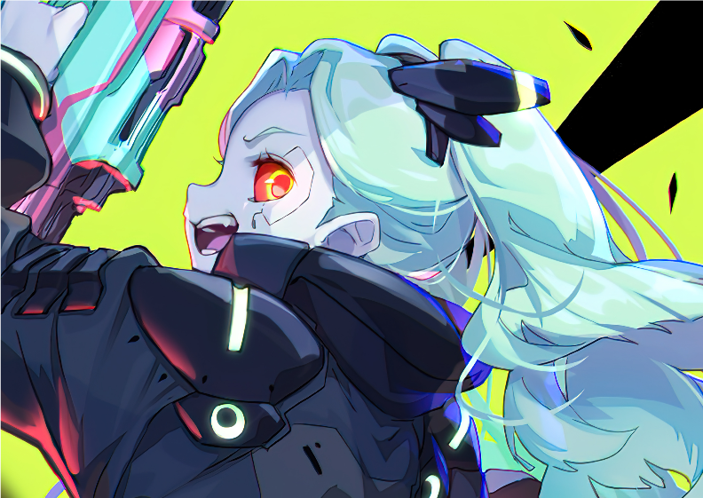 Nome do produto: Poster Rebecca Cyberpunk