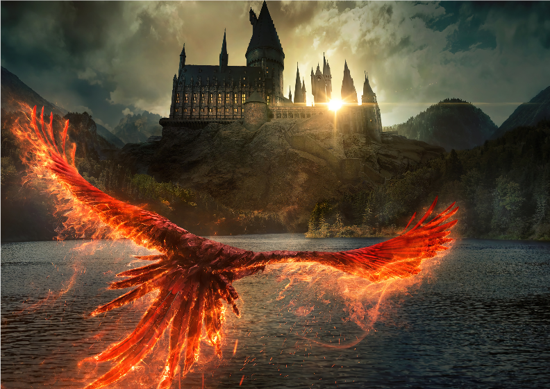 Nome do produto: Poster Hogwarts Fenix 