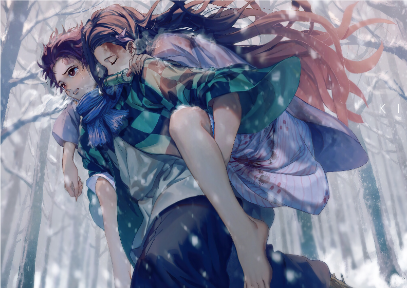 Nome do produto: Poster Tanjiro e Nezuko