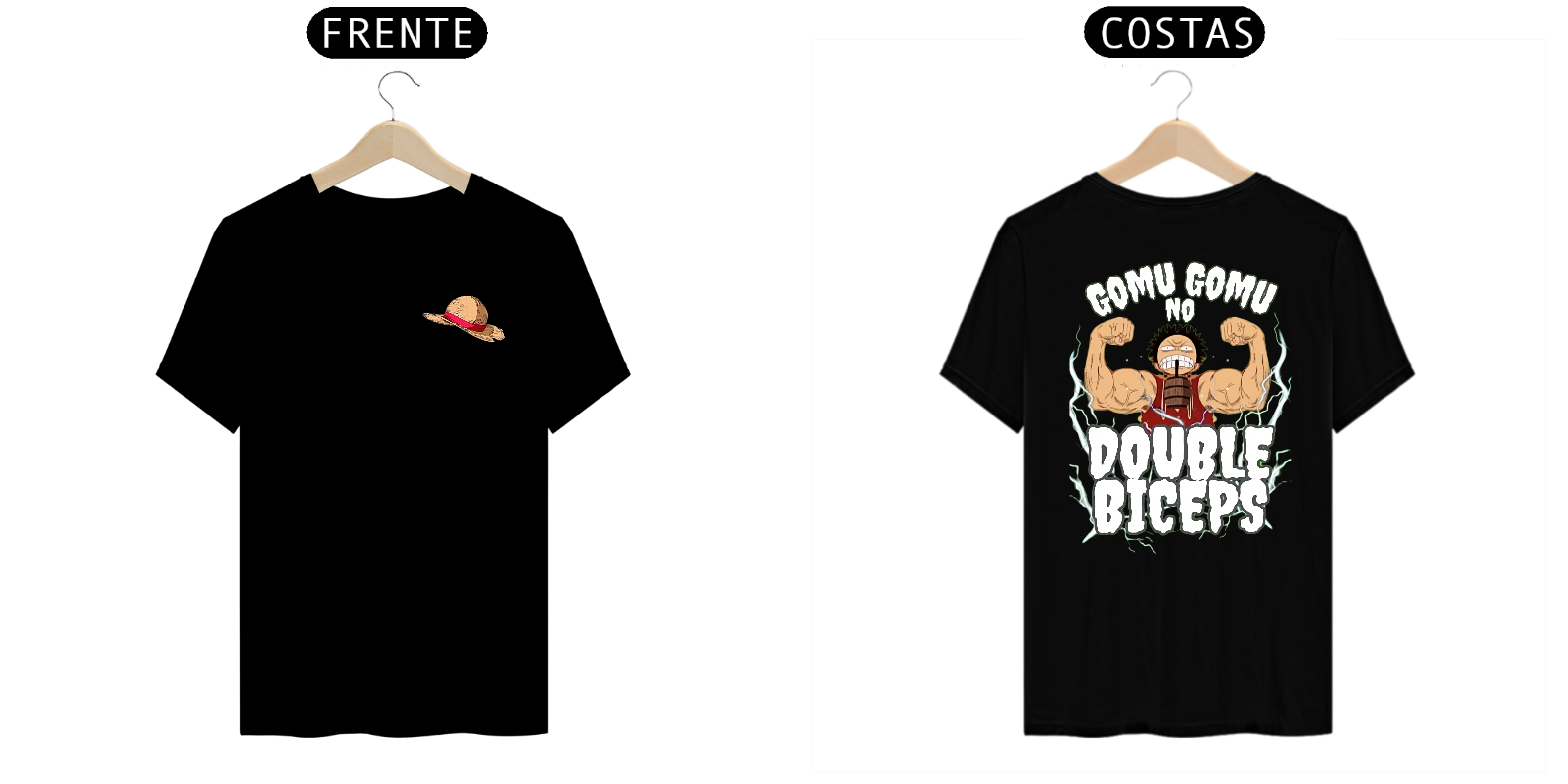 Nome do produto: Camisa Luffy Double Biceps