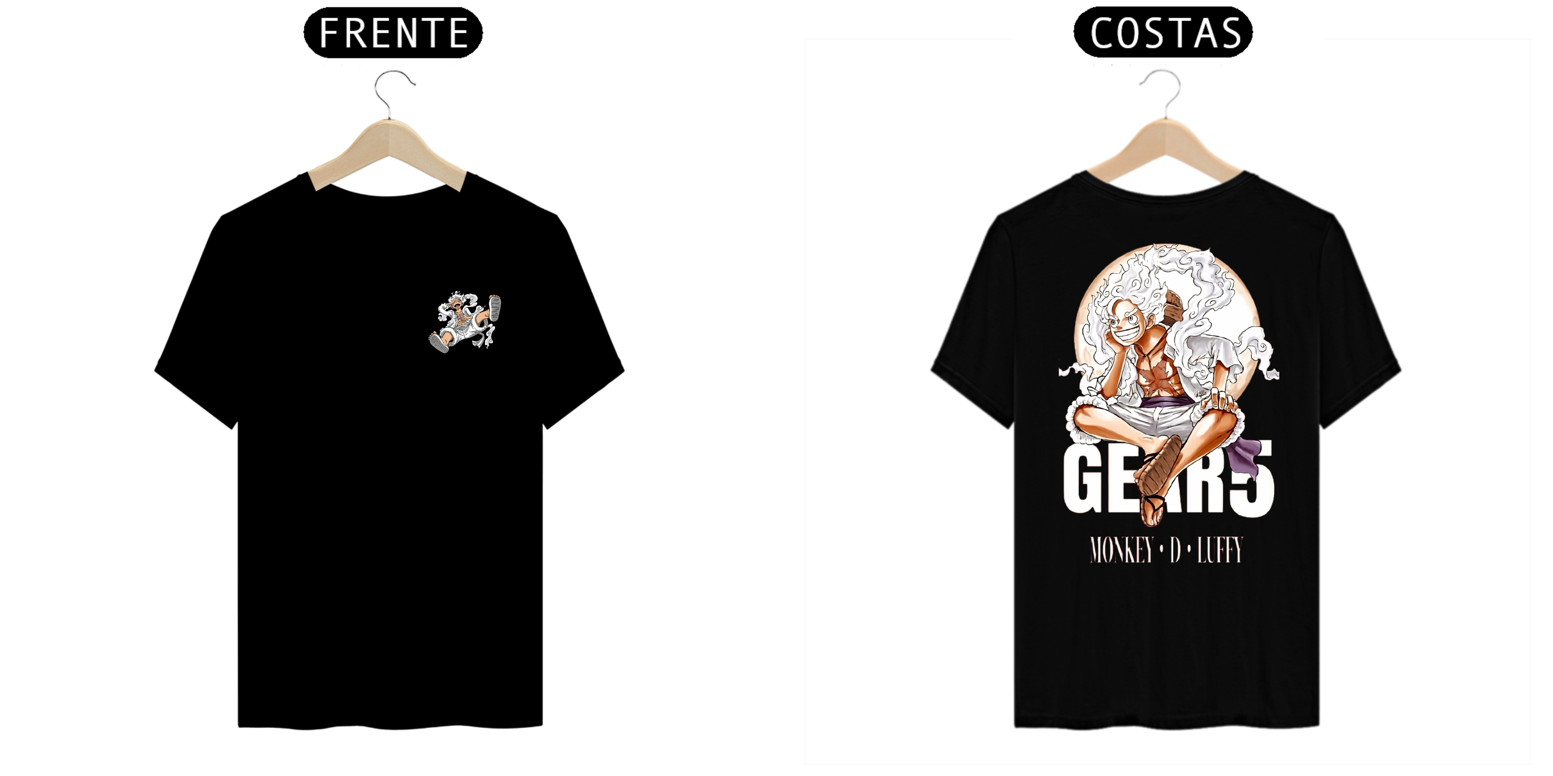 Nome do produto: Camisa Luffy Gear 5