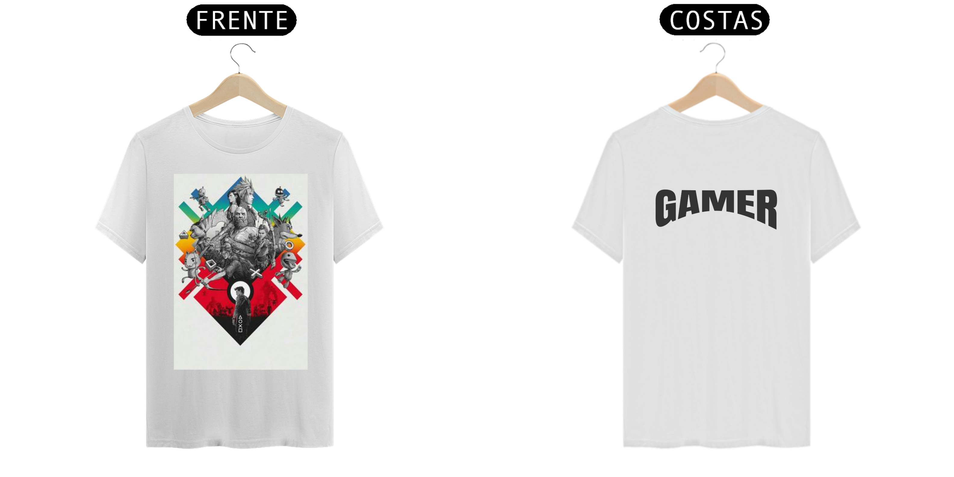 Nome do produto: Camiseta de Game