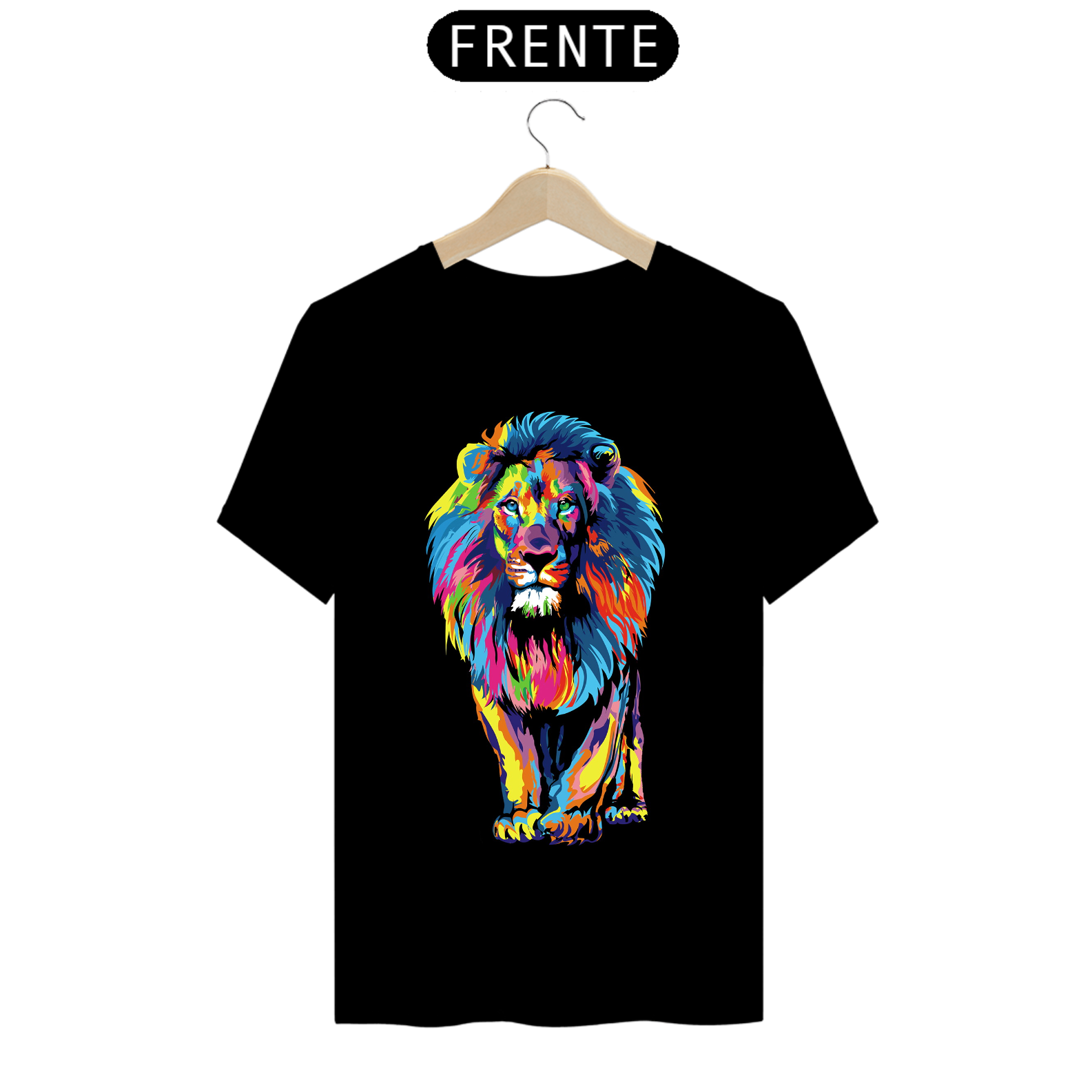 Nome do produto: Camiseta de Leão