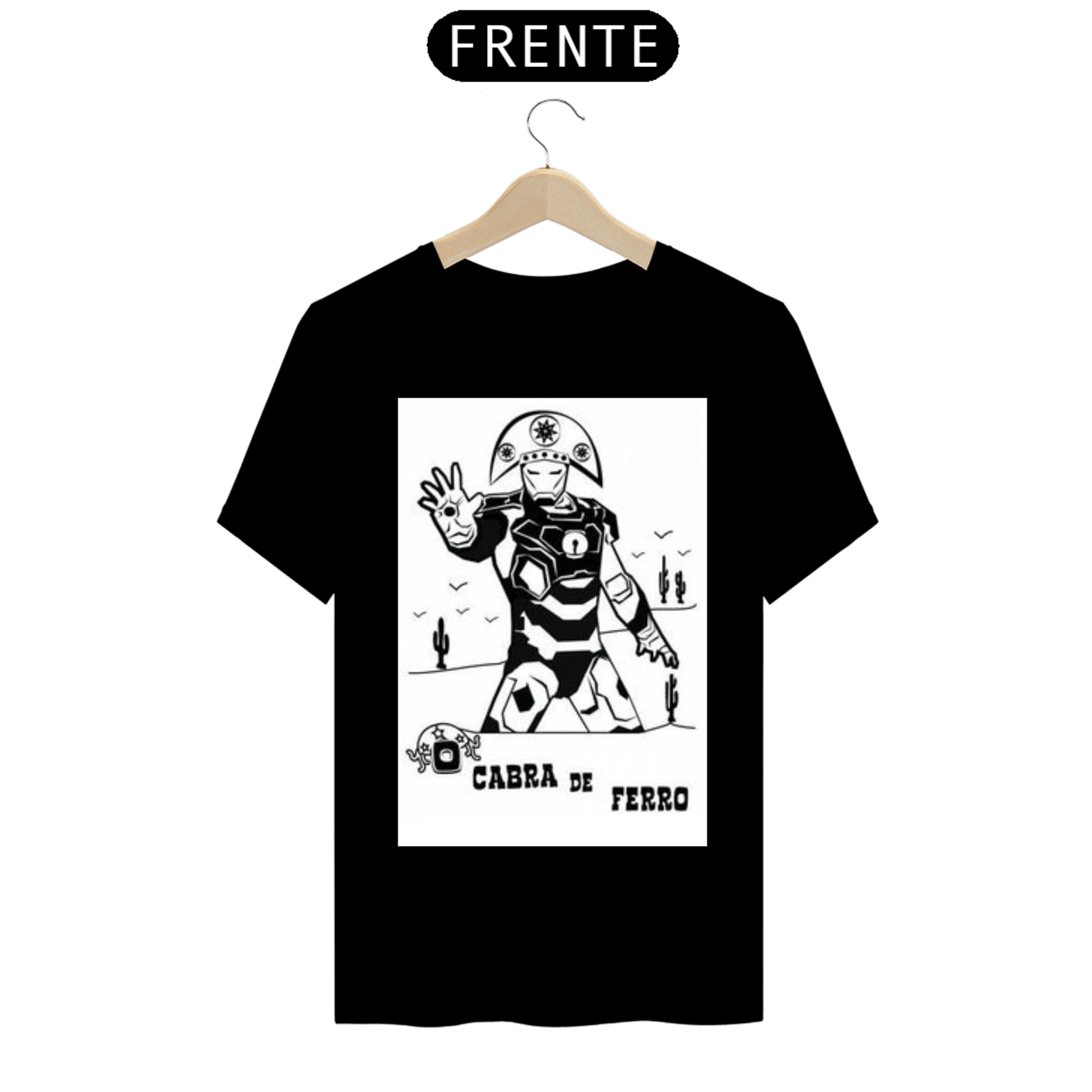 Nome do produto: Camiseta Cabra de Ferro