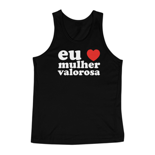 EU AMO VALOROSA REGATA PRETA