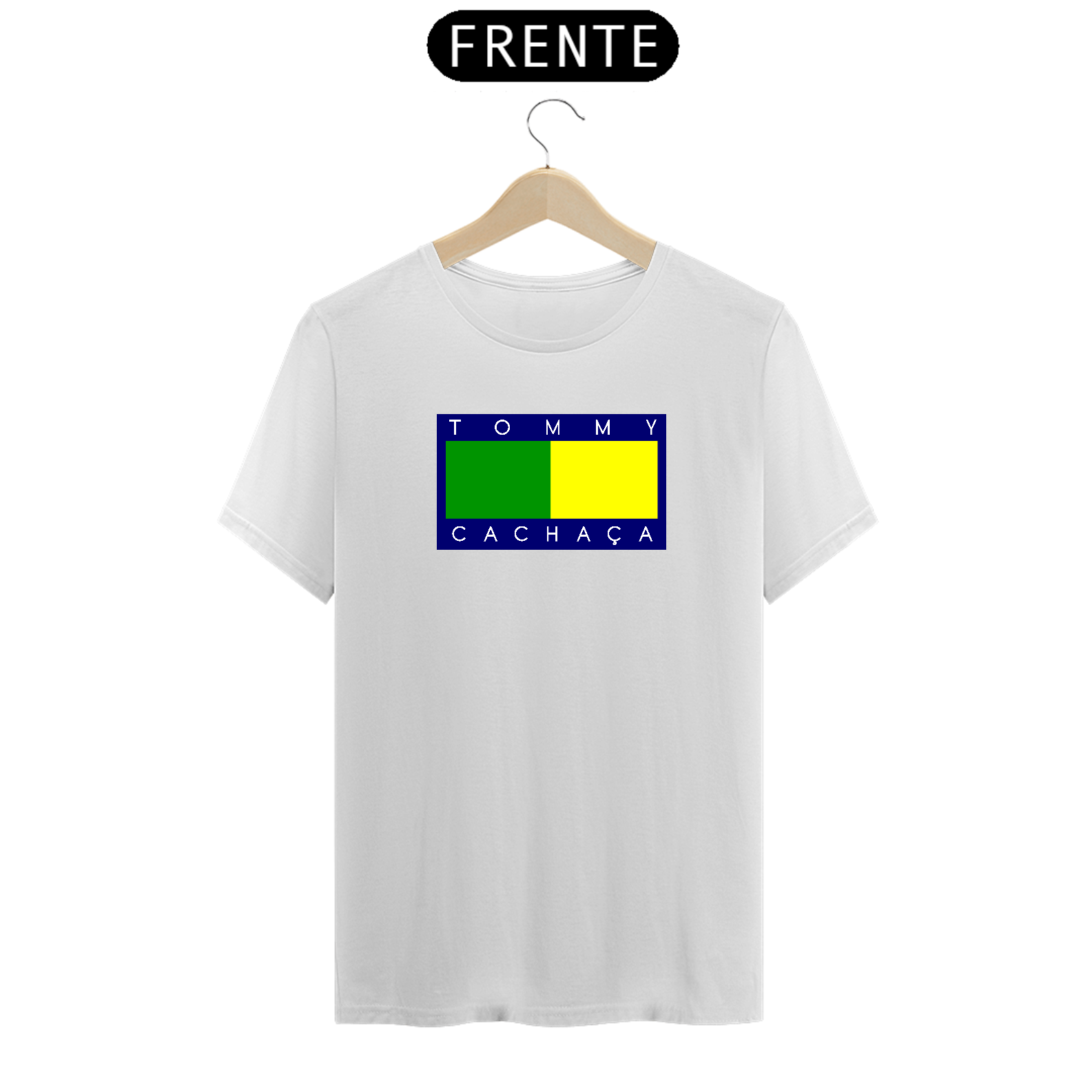Nome do produto: Camiseta - Tommy Cachaça Grande (Malha clasica)