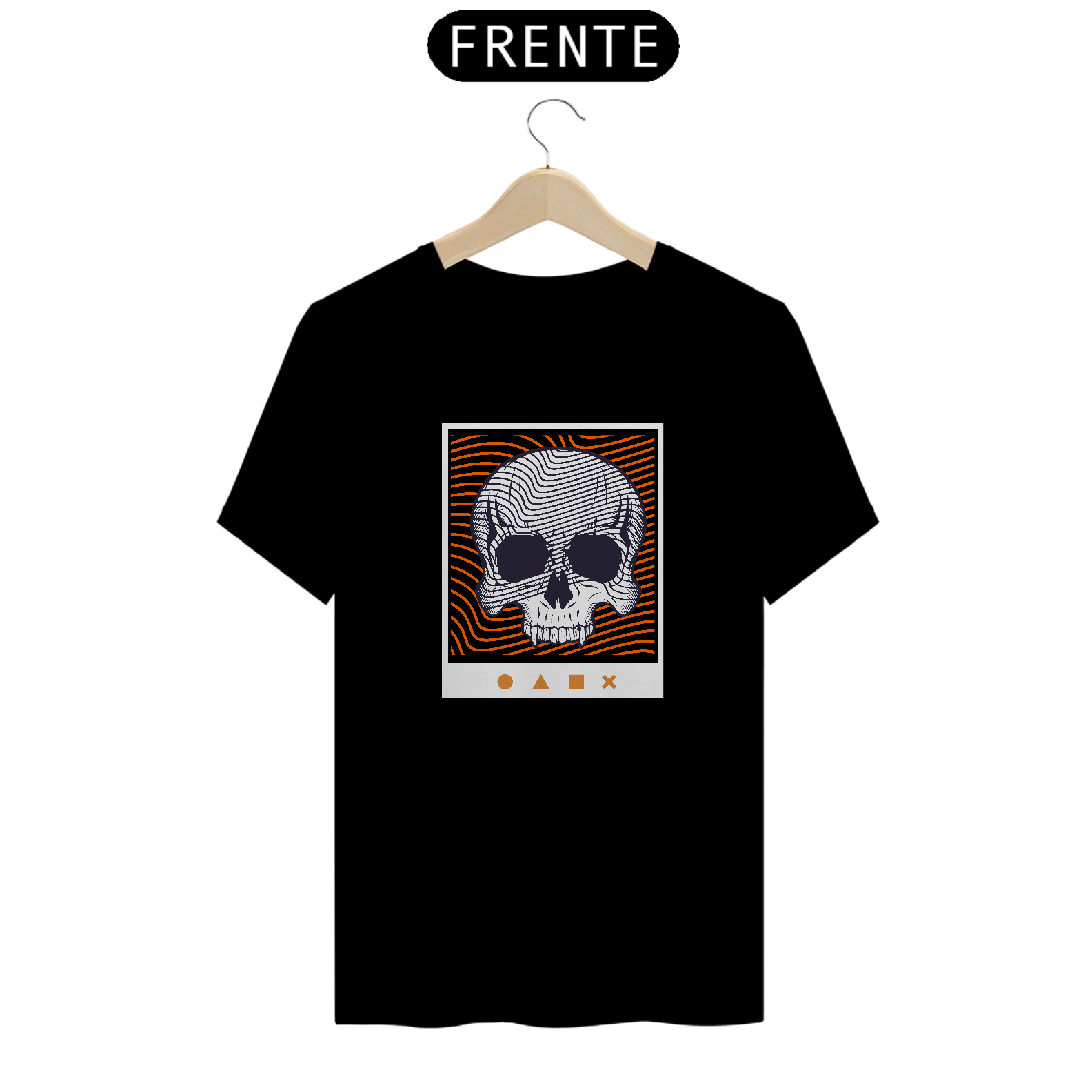 Nome do produto: Camiseta - Retrato Caveira