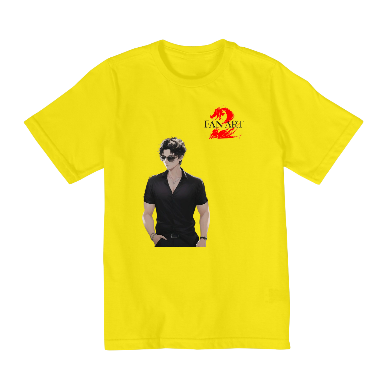 Nome do produto: CAMISA INFANTIL FAN ART (10 A 14)