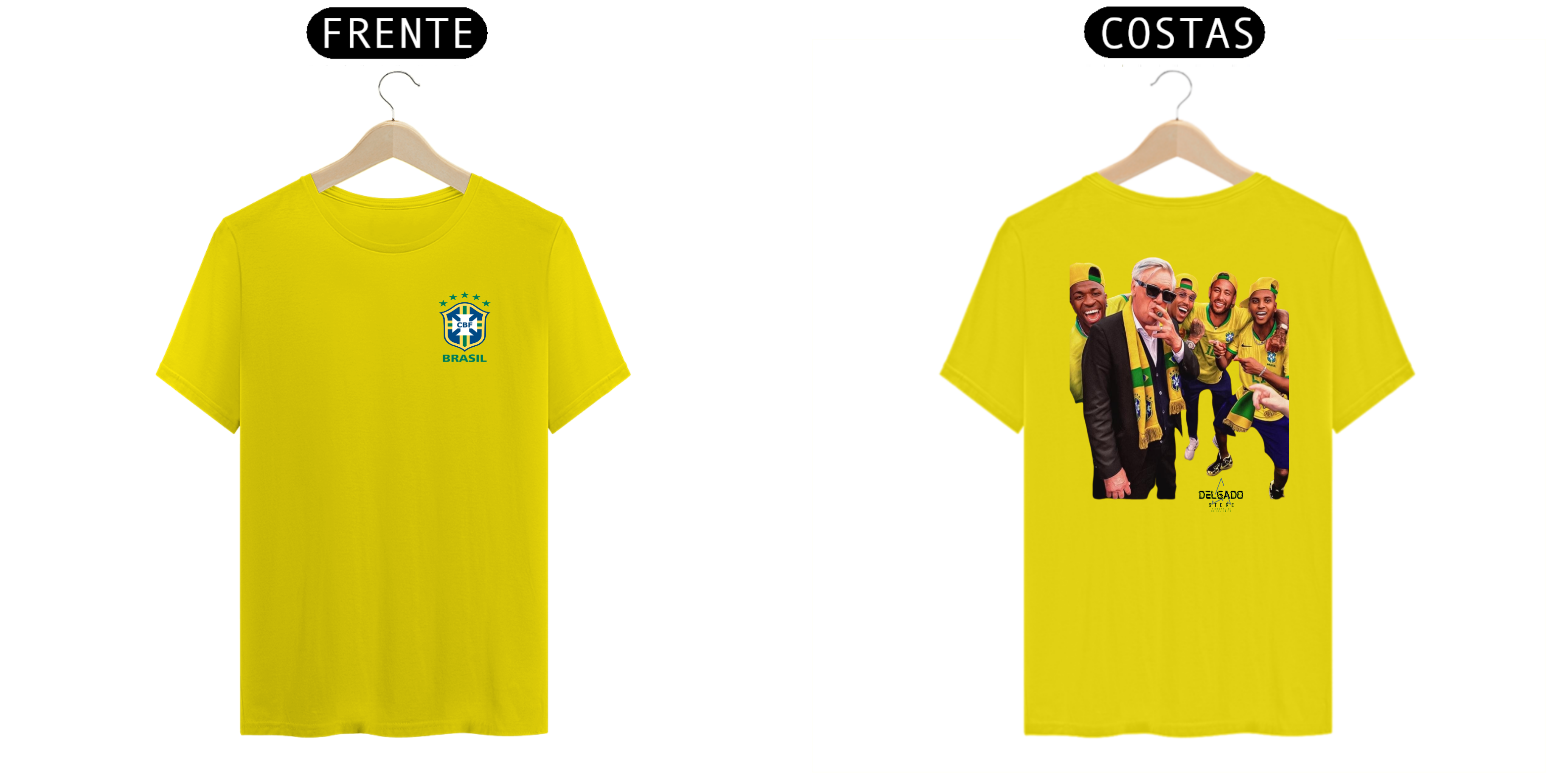 Nome do produto: CAMISA PERSONALIZADA SELEÇÃO BRASILEIRA