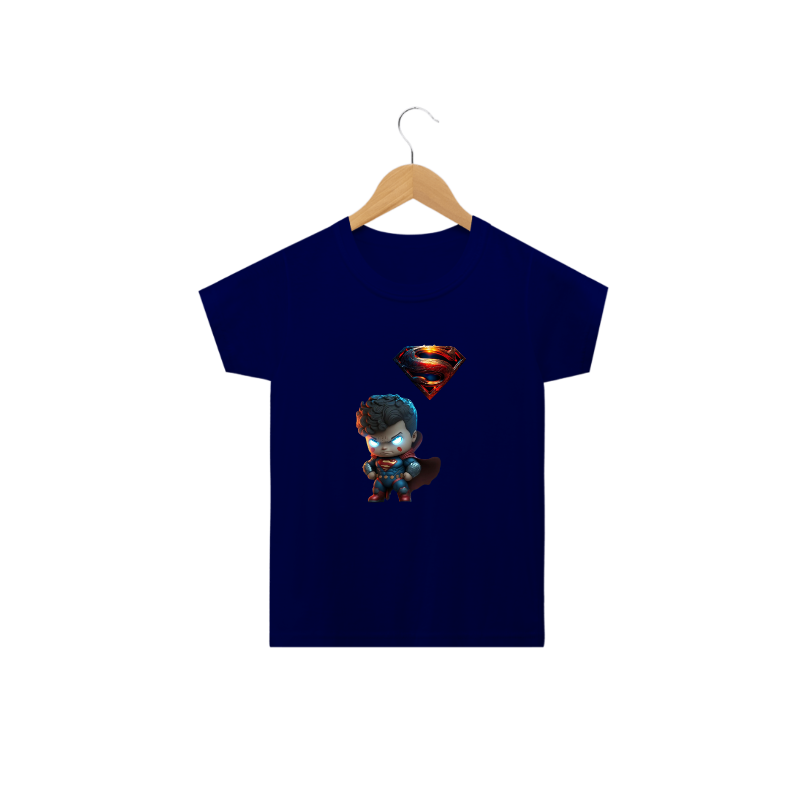 Nome do produto: CAMISA INFANTIL SUPERMAN (2 A 8)