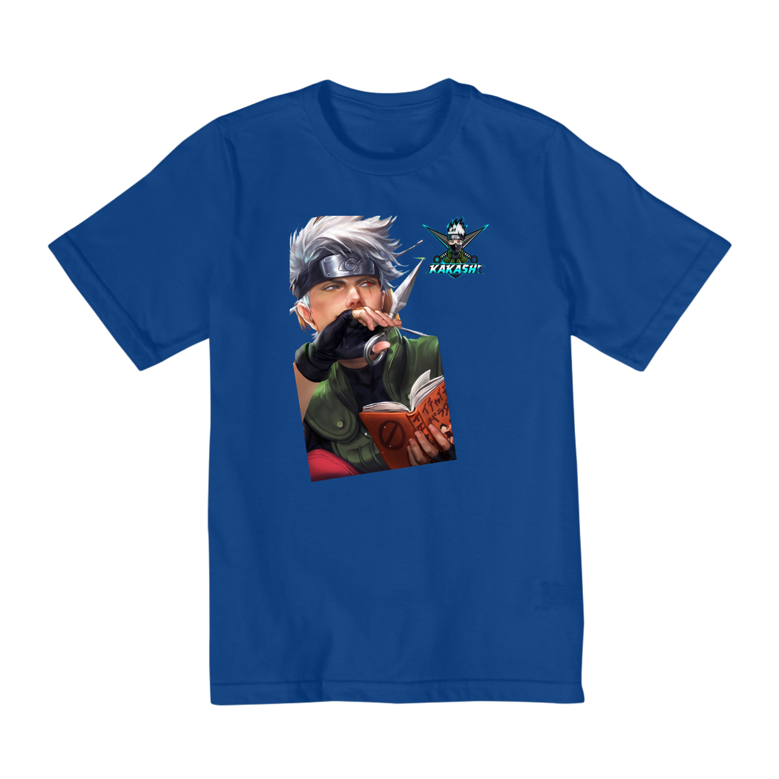 Nome do produto: CAMISA INFANTIL KAKASHI LENDO (2 A 8)