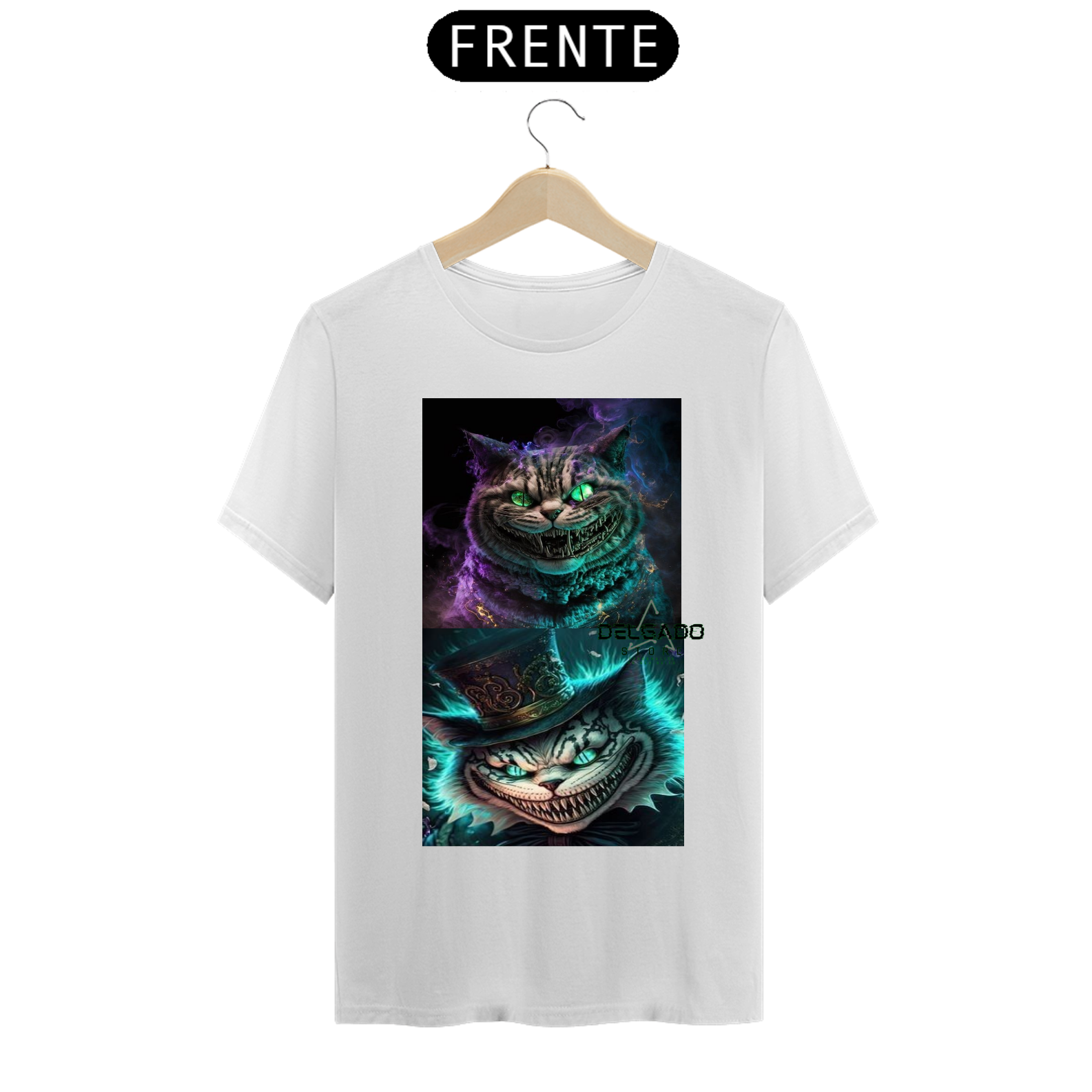 Nome do produto: CAMISA MASCULINA GATO MALUCO 