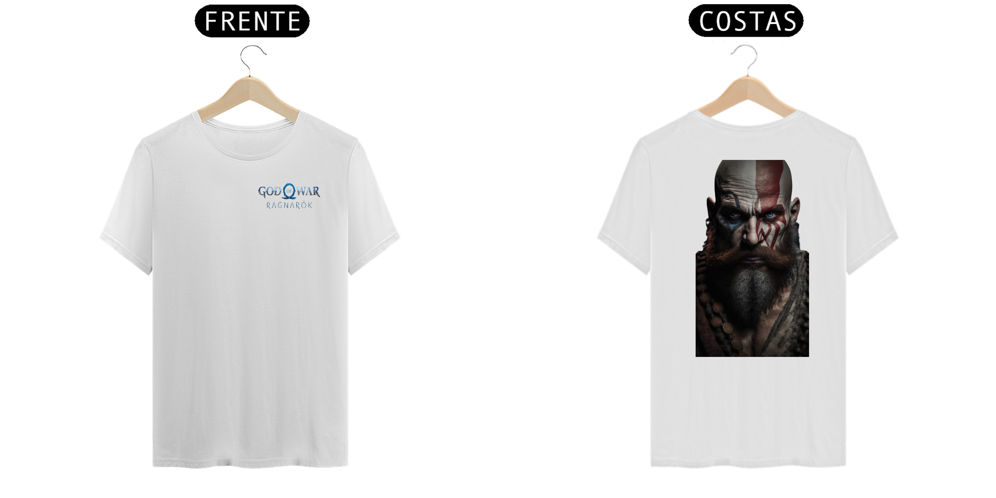 Nome do produto: CAMISA MASCULINA GOD OF WAR RAGNAROK