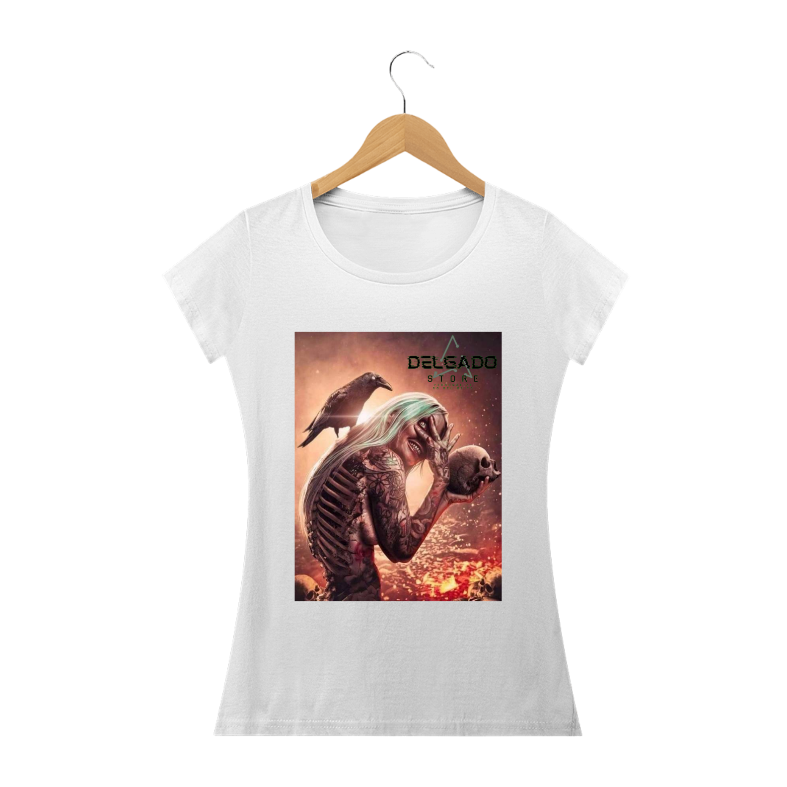 Nome do produto: CAMISA FEMININA A CRIATURA SINISTRA