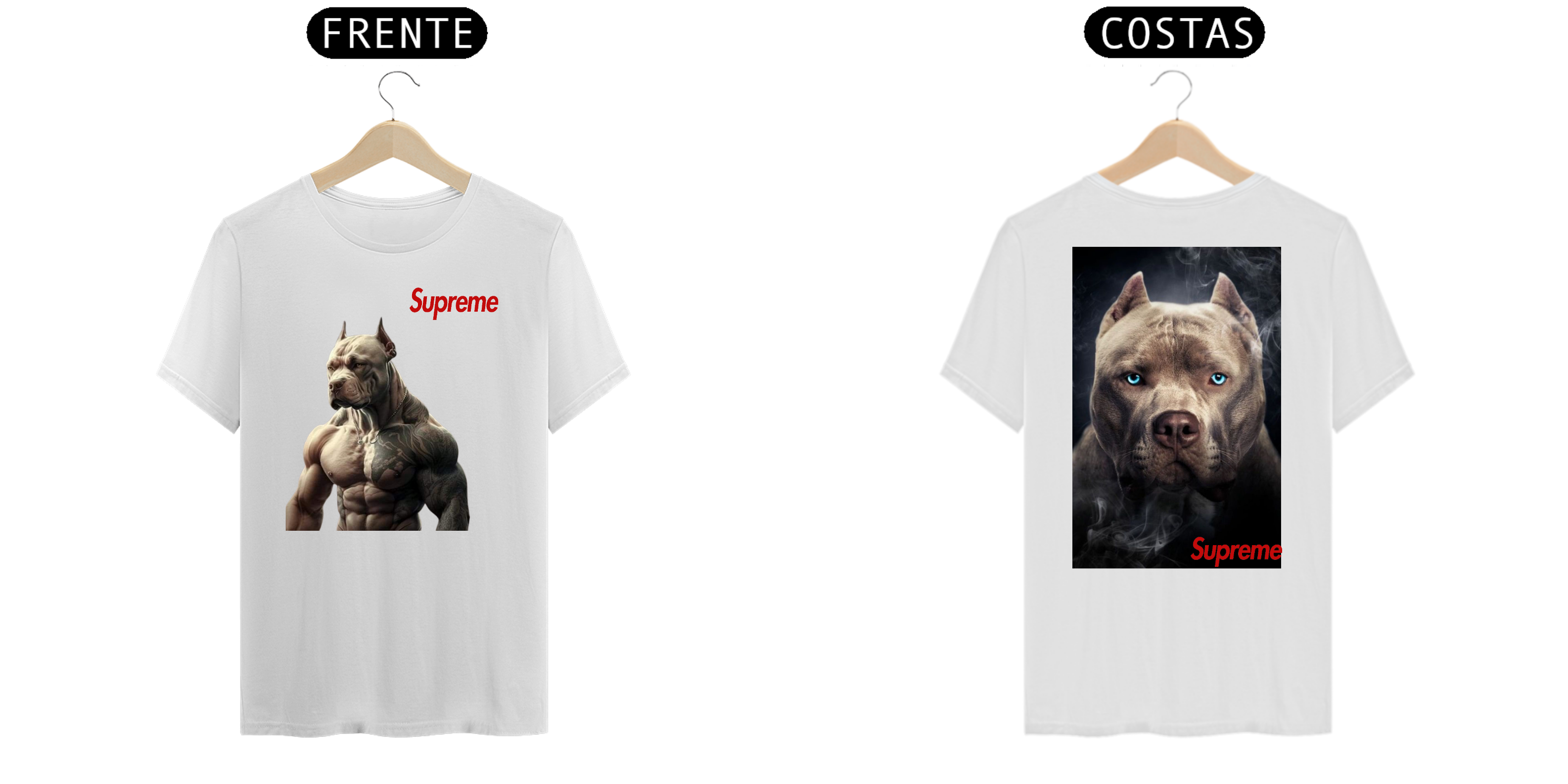 Nome do produto: CAMISA MASCULINA PITBULL SUPREME