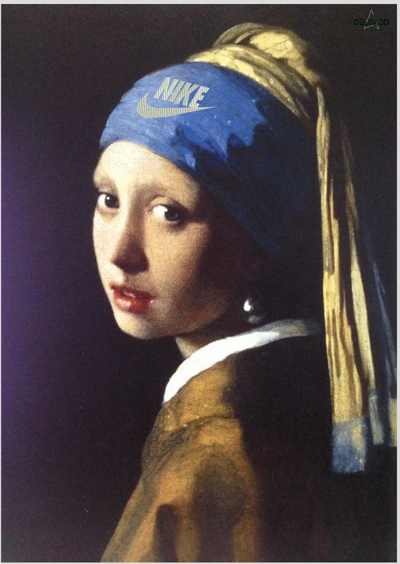 Nome do produto: POSTER  MOÇA E BRINCO DE PÉROLA