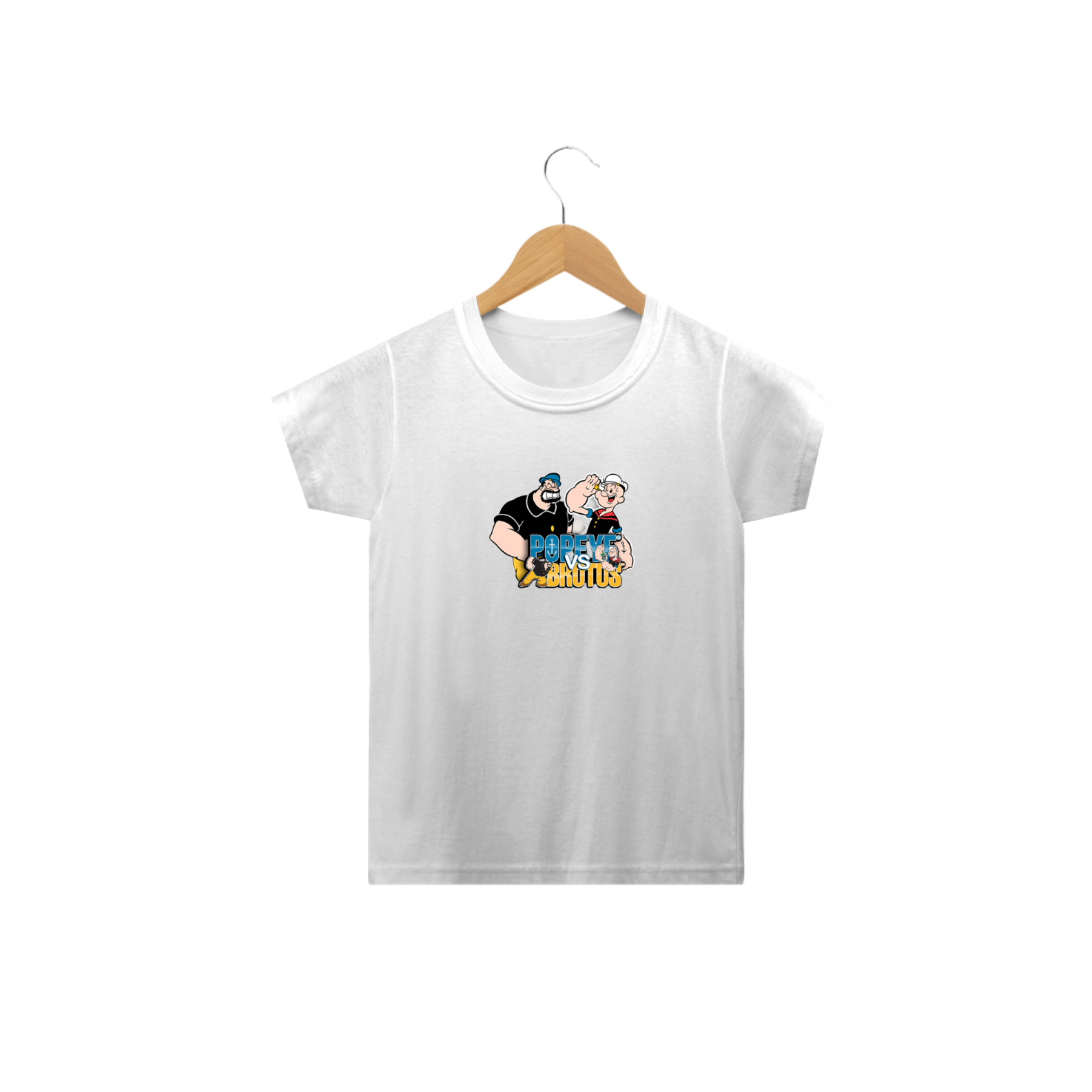 Nome do produto: CAMISA INFANTIL POPEYE VS BRUTUS (2 A 8)