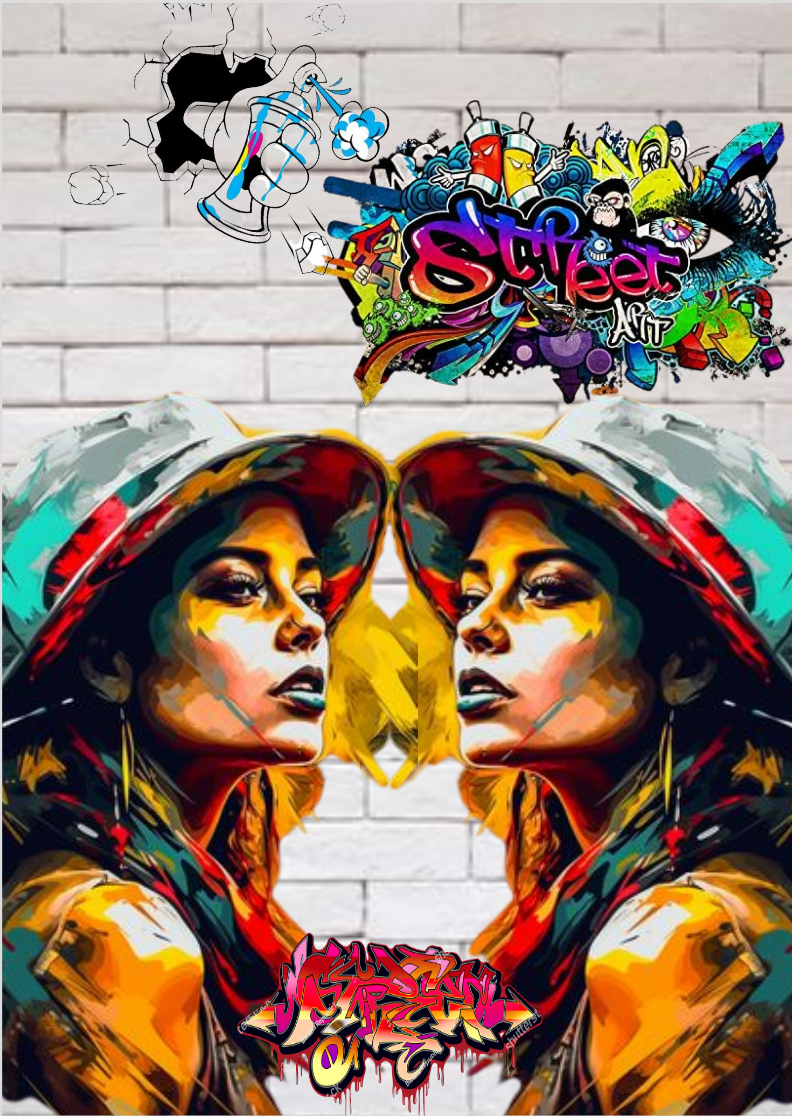 Nome do produto: POSTER PERSONALIZADO ART DE RUA 