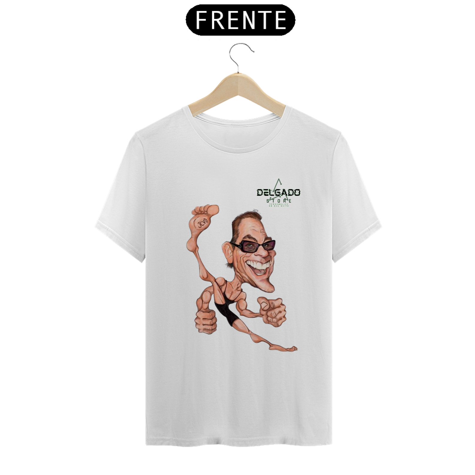 Nome do produto: CAMISA MASCULINA VAN DAMME SINISTRO