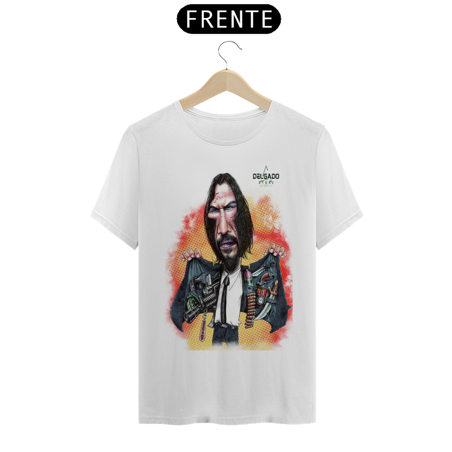 Nome do produto: CAMISA MASCULINA JOHN WICK STORE 