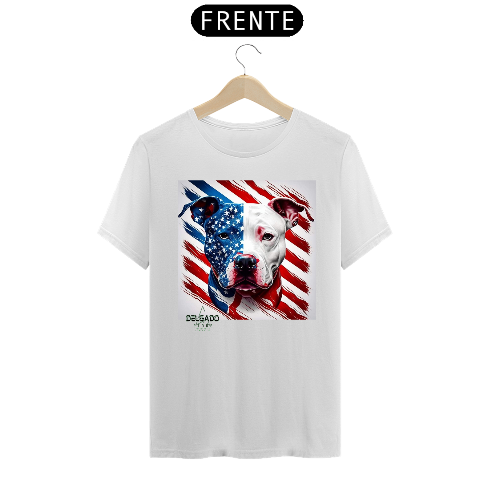 Nome do produto: CAMISA MASCULINA PITBULL STORE