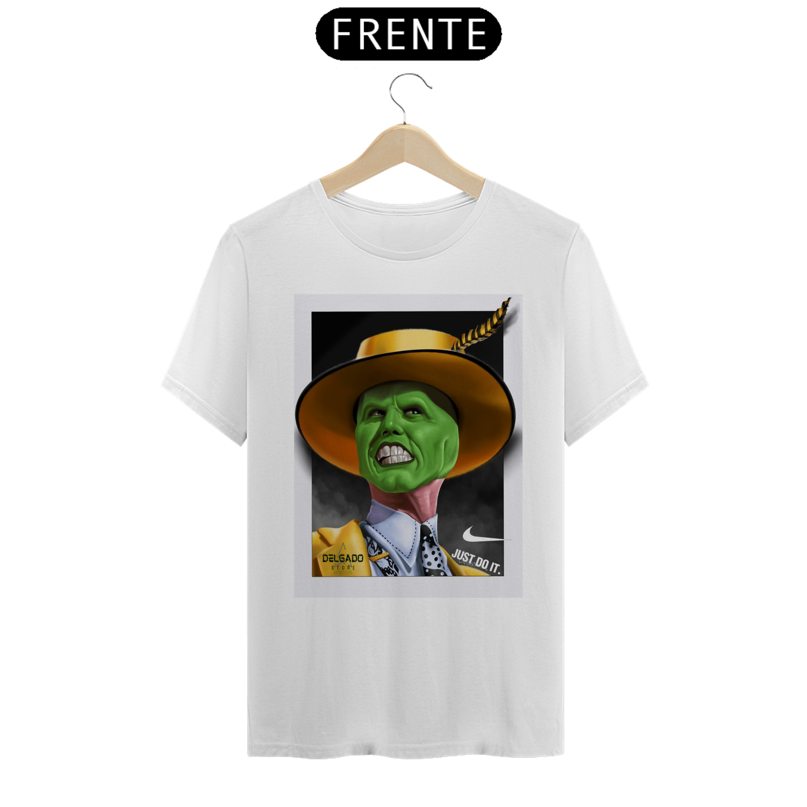 Nome do produto: CAMISA MASCULINA MÁSKARA DELGADO STORE 