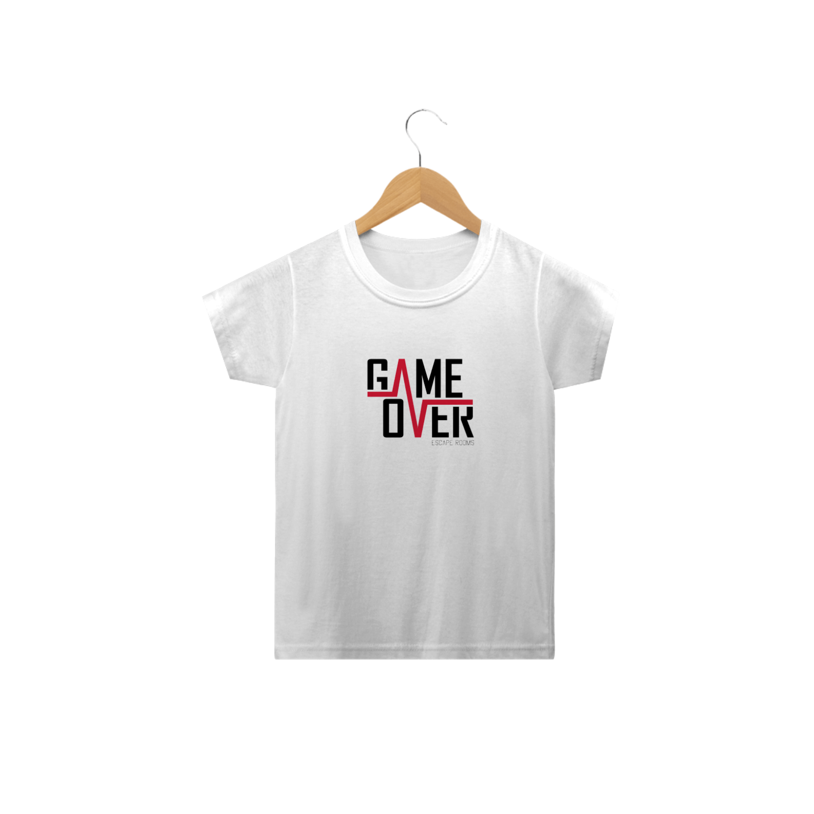 Nome do produto: CAMISA INFANTIL GAME OVER (2 A 8)