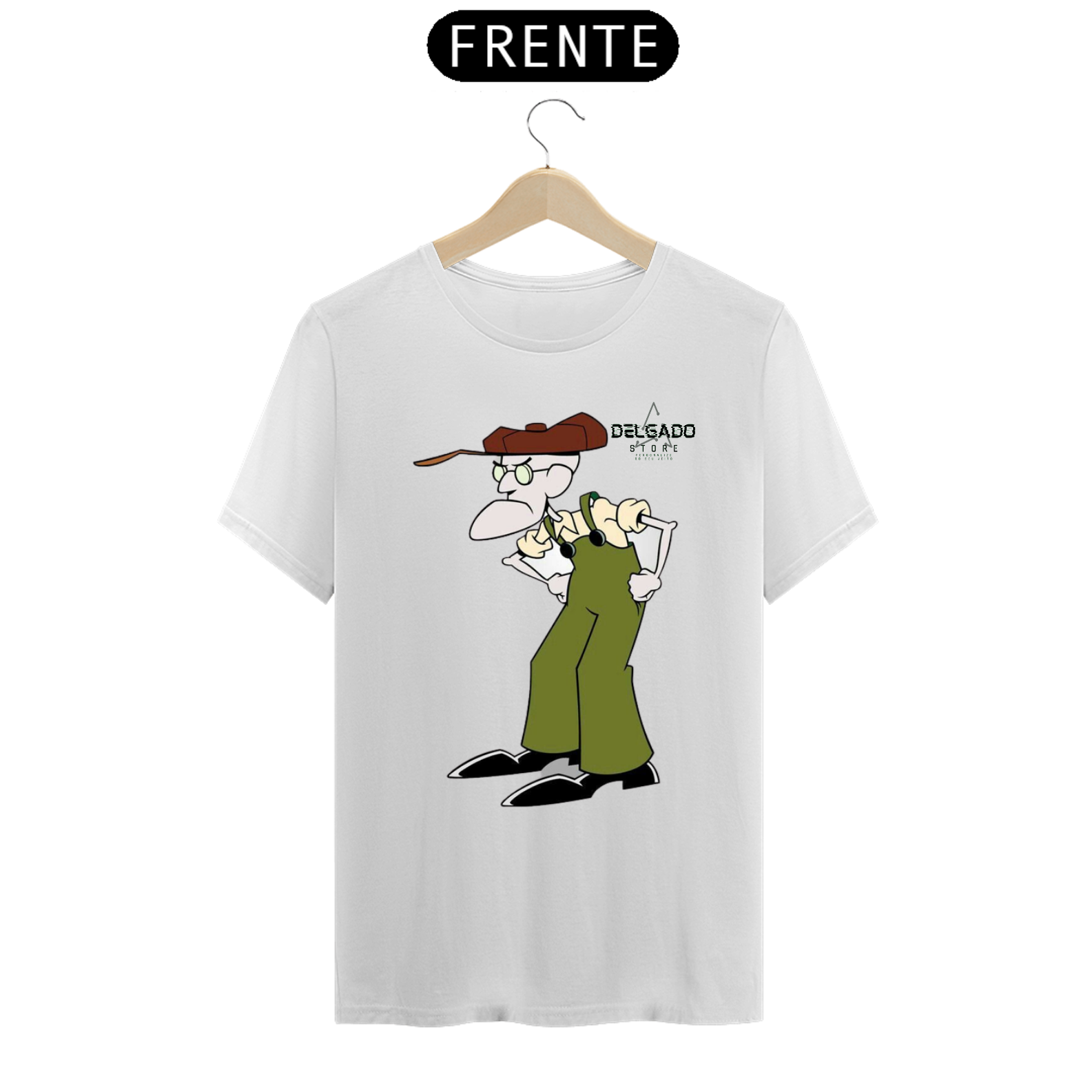 Nome do produto: CAMISA PERSONALIZADA EUSTÁCIO RESMUNGÃO STORE