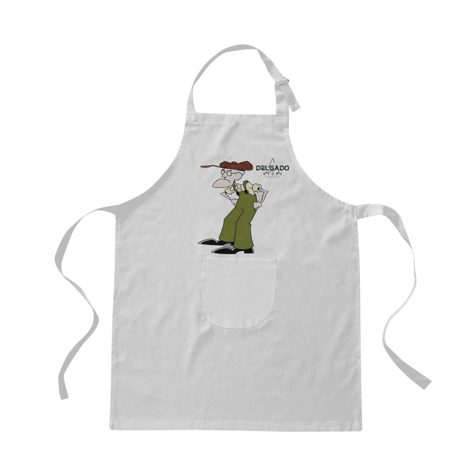 Nome do produto: AVENTAL EUSTÁCIO RESMUNGÃO STORE 