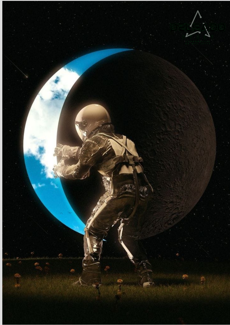 Nome do produto: POSTER ASTRONAUTA E DELGADO STORE 