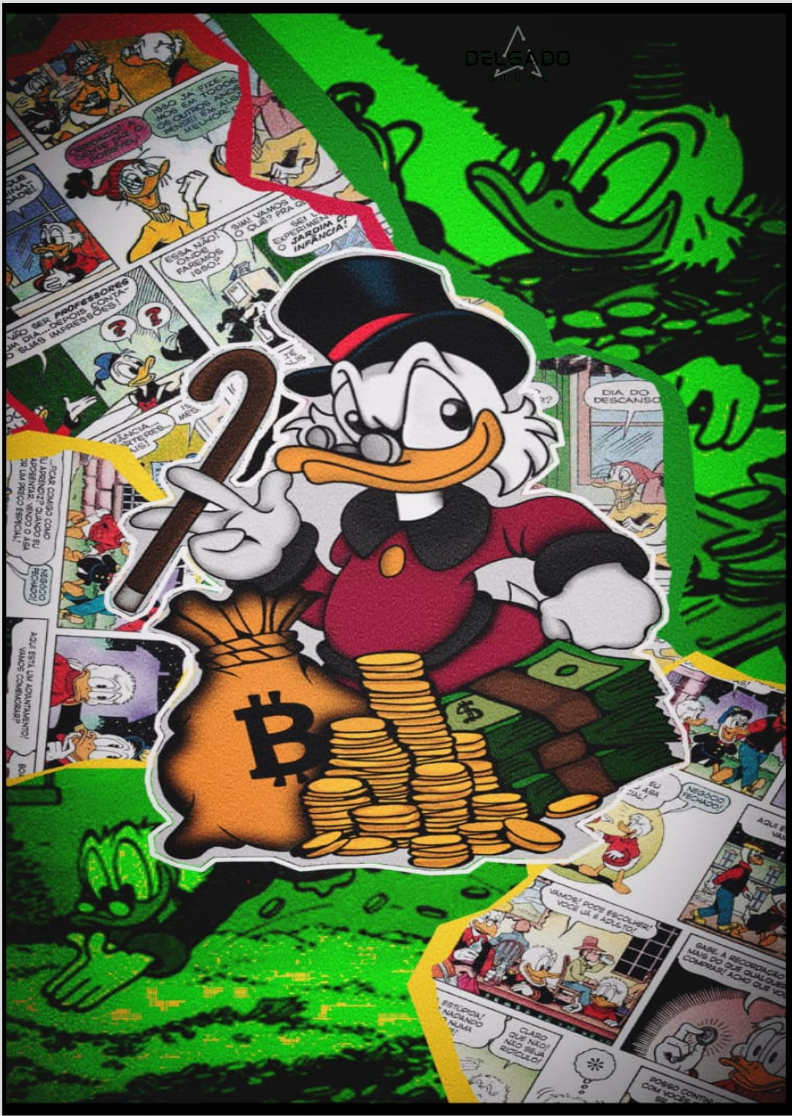 Nome do produto: POSTER TIO PATINHAS E DELGADO STORE 