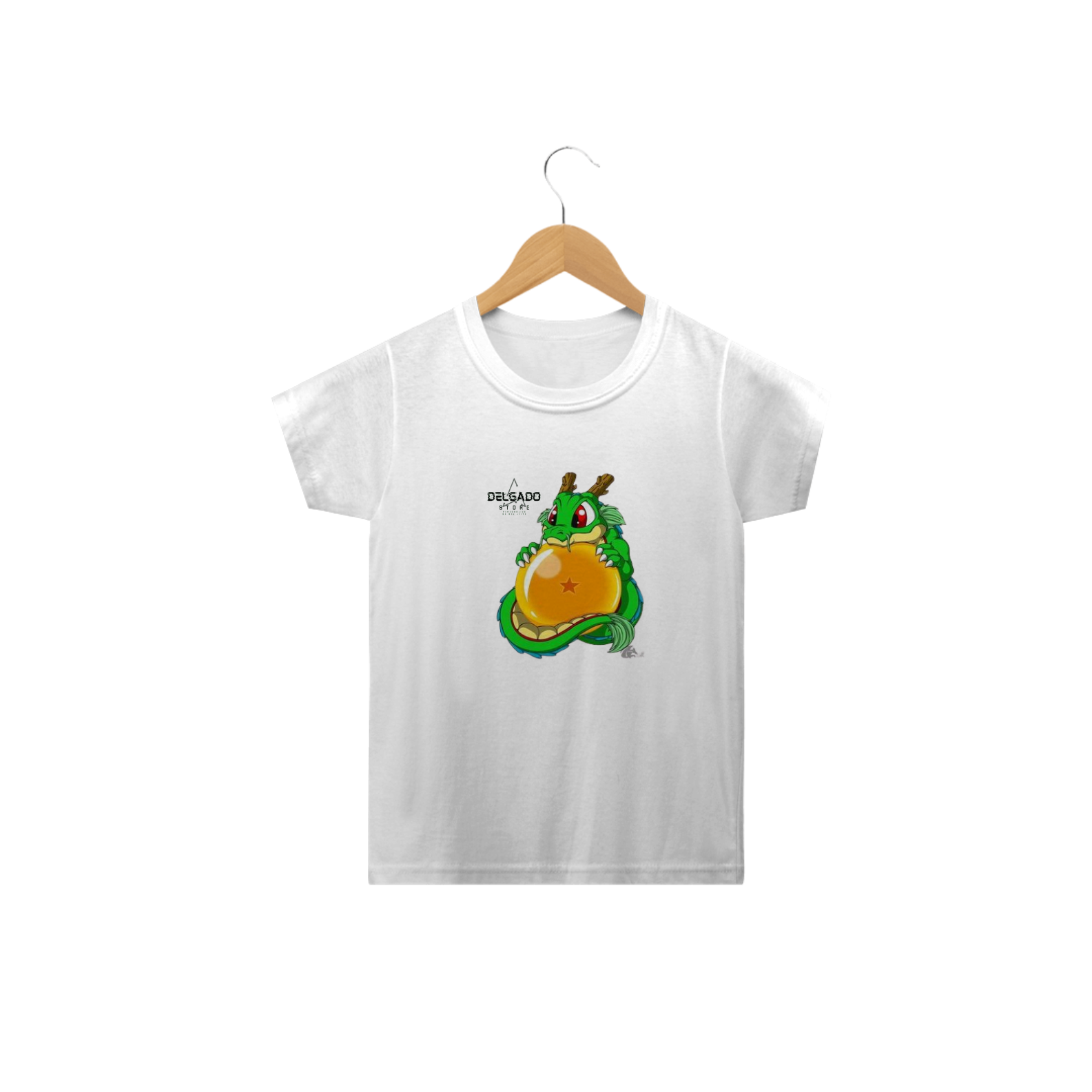 Nome do produto: CAMISA INFANTIL BABY SHENLONG E DELGADO STORE (2 A 8)