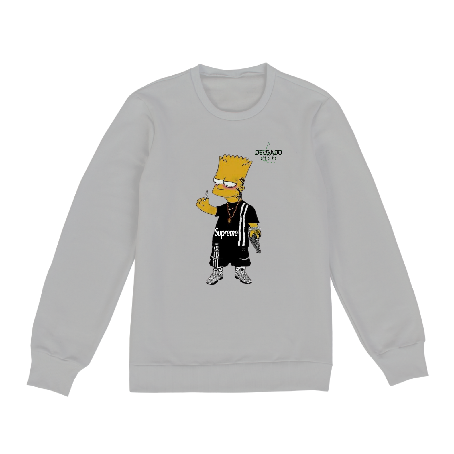 Nome do produto: MOLETOM UNISSEX BART SINISTRO