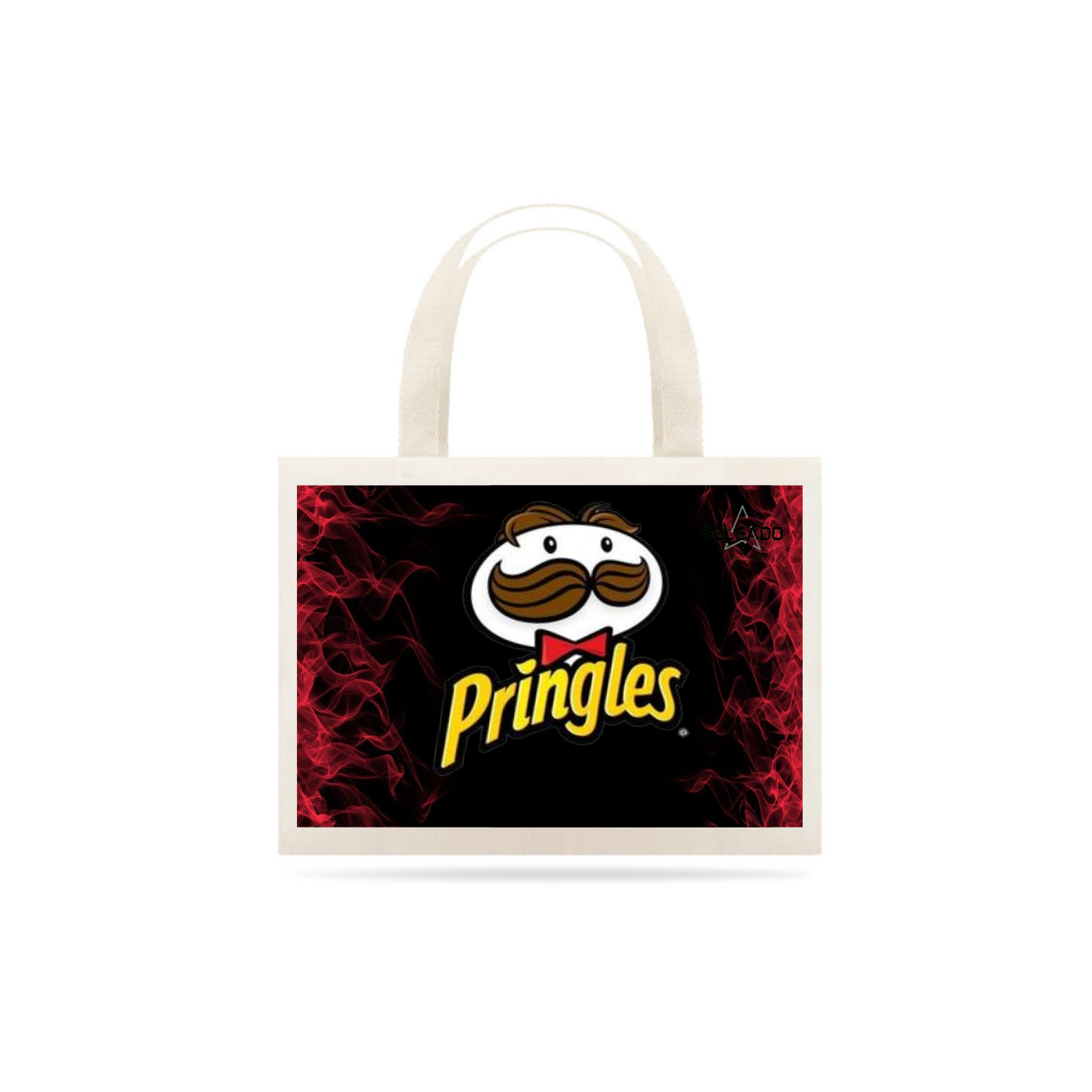 Nome do produto: SACOLA GRANDE PRINGLES E DELGADO STORE 