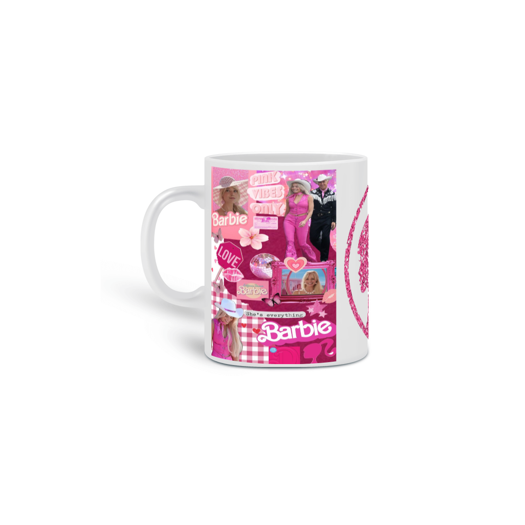 Nome do produto: CANECA FEMININA BARBIE 