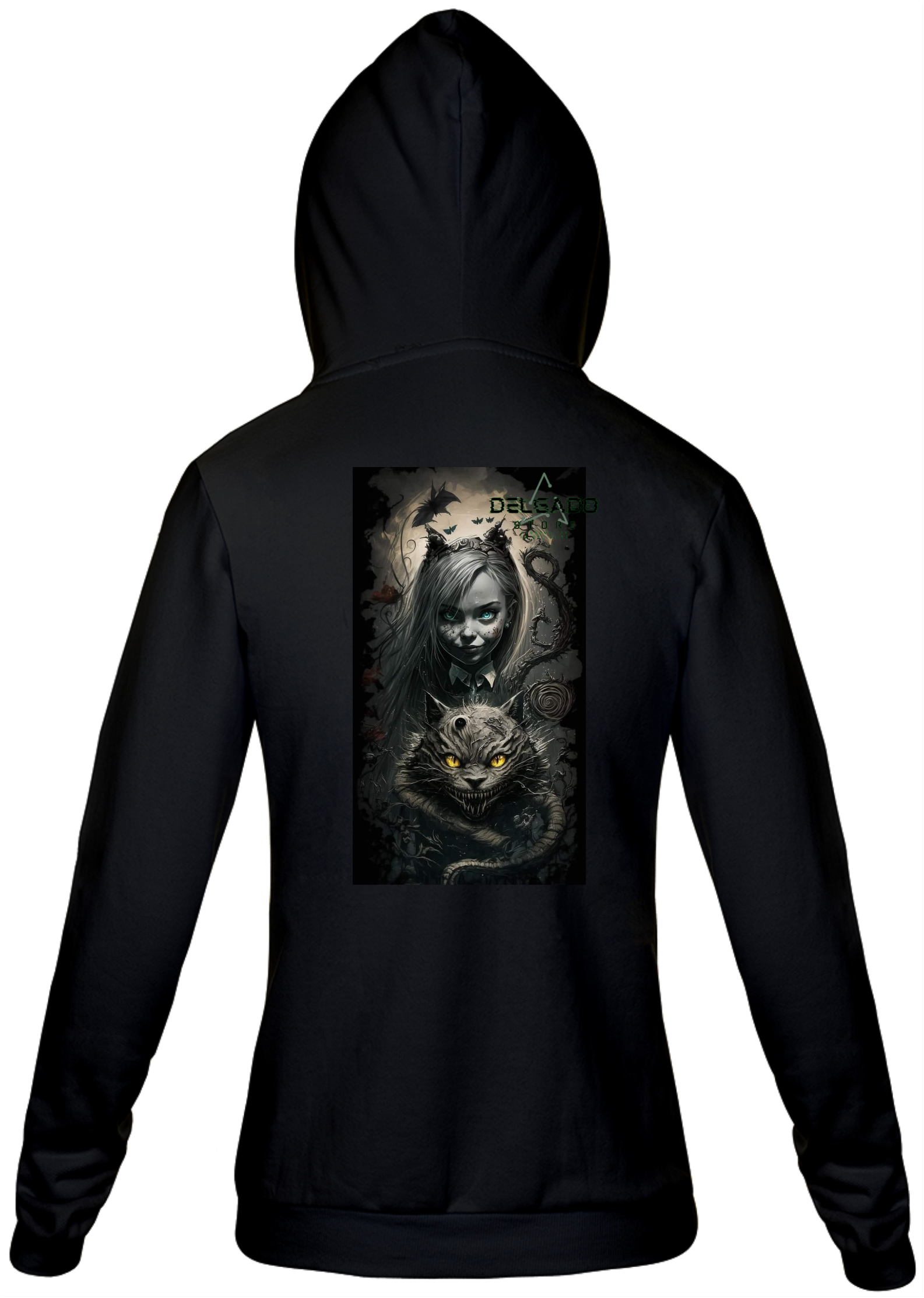 Nome do produto: MOLETOM UNISSEX ALICE NO PAIS DAS MARAVILHAS