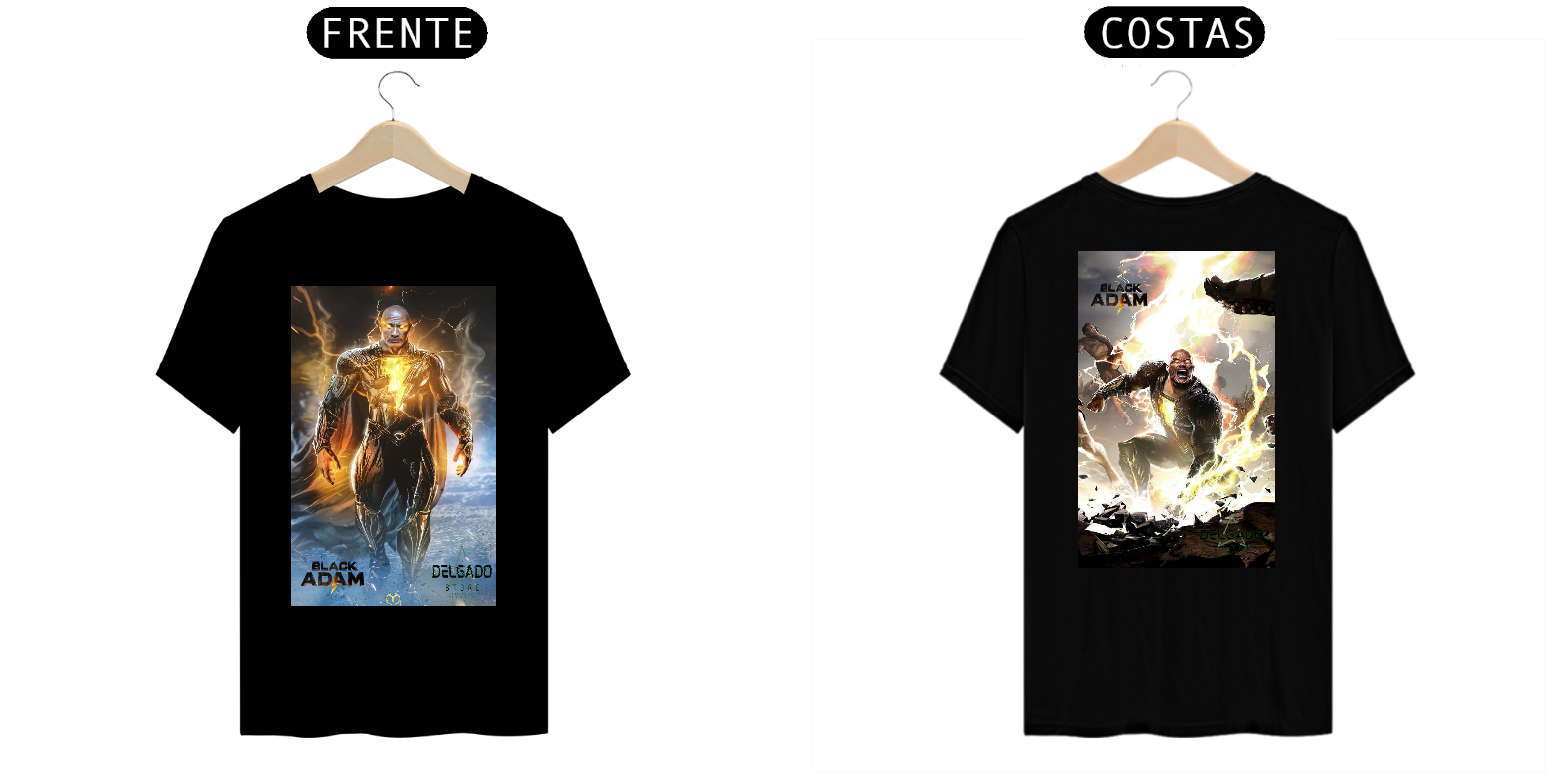 Nome do produto: CAMISA MASCULINA ADÃO NEGRO