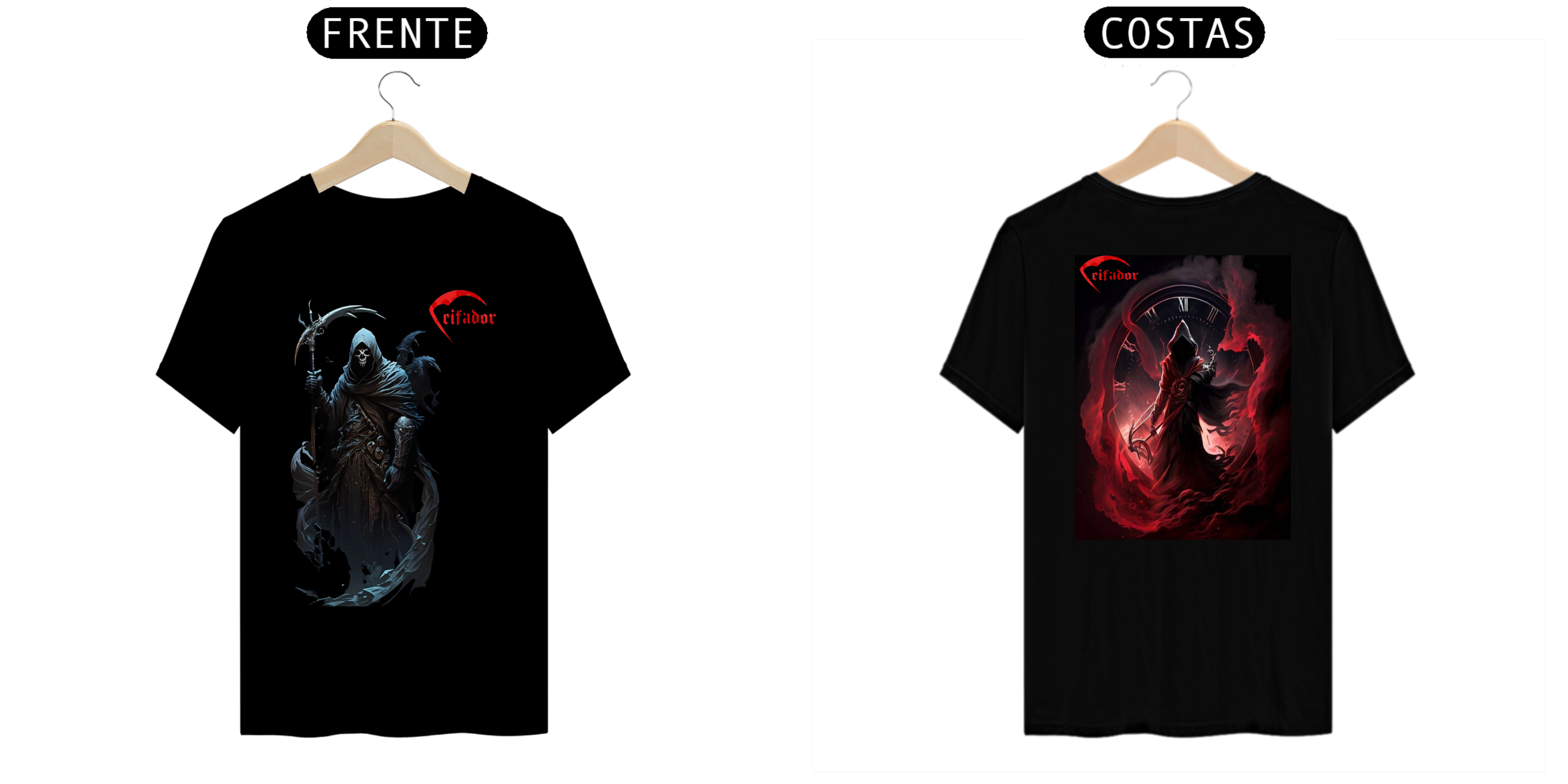 Nome do produto: CAMISA MASCULINA O CEIFADOR