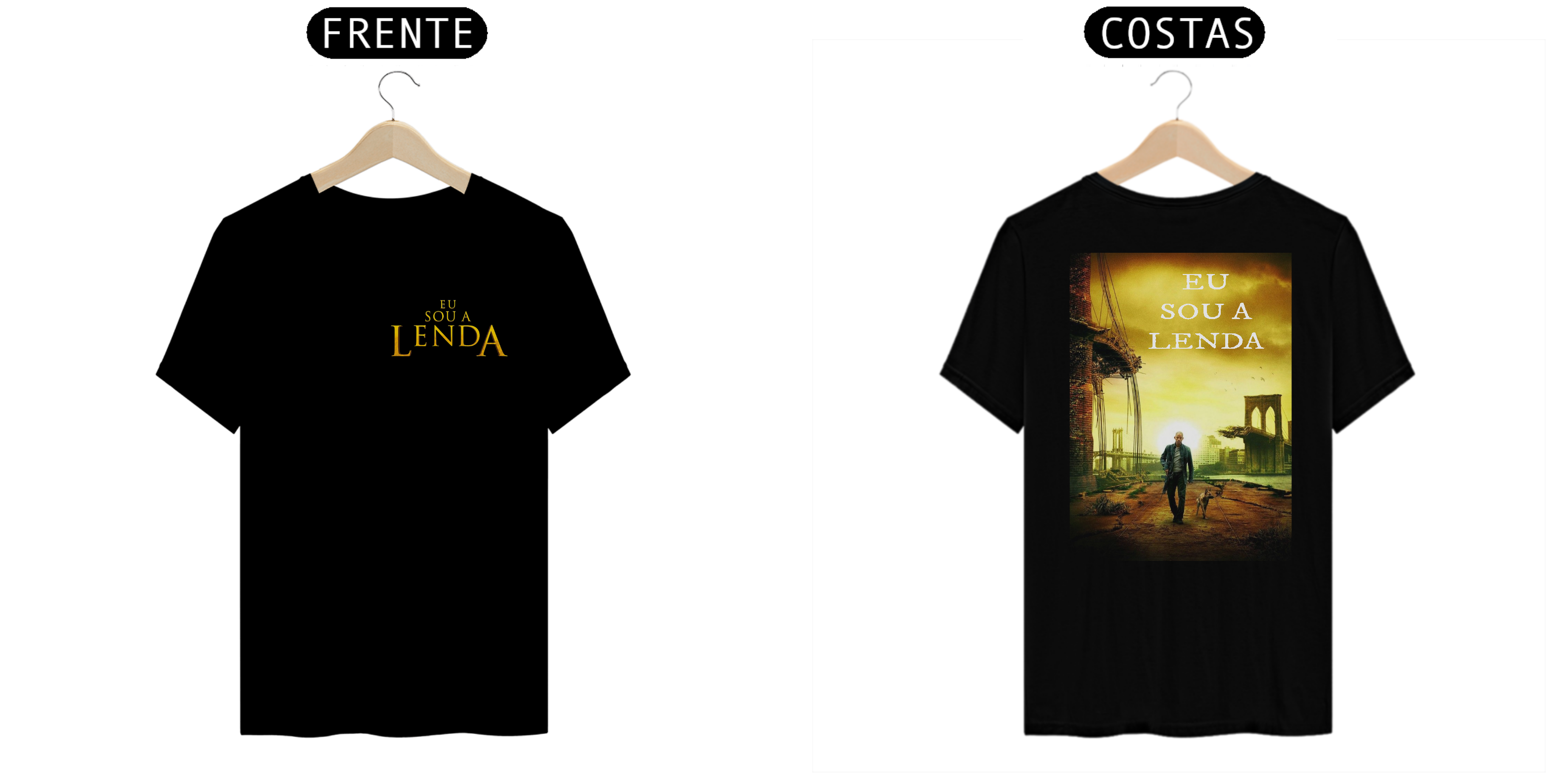 Nome do produto: CAMISA MASCULINA EU SOU A LENDA