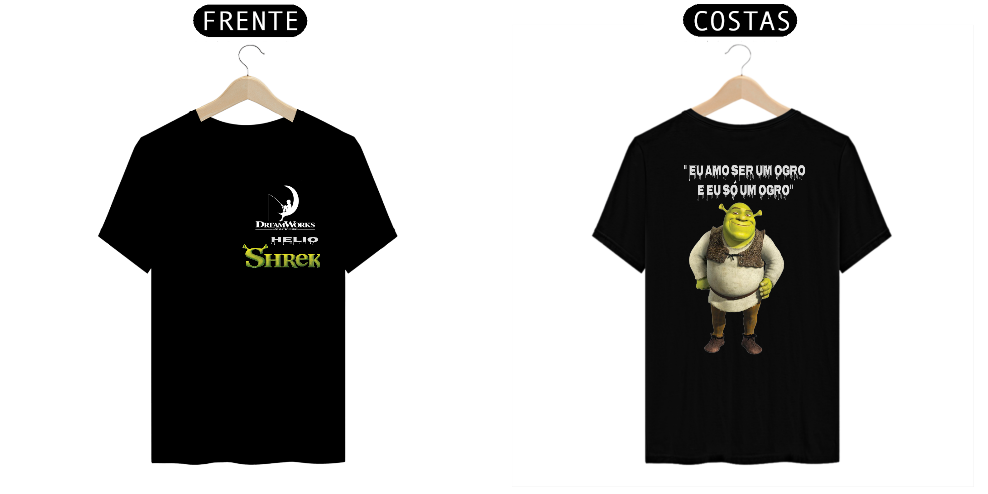 Nome do produto: CAMISA MASCULINA SHREK BETA