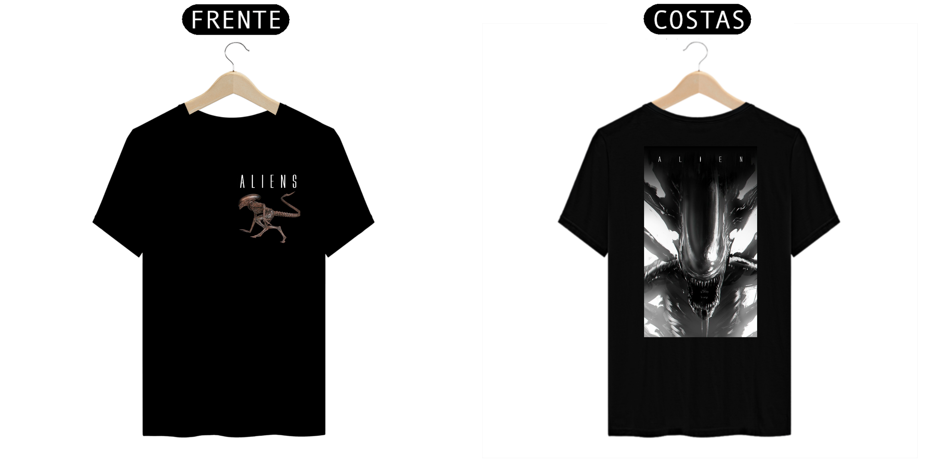 Nome do produto: CAMISA MASCULINA ALIENS