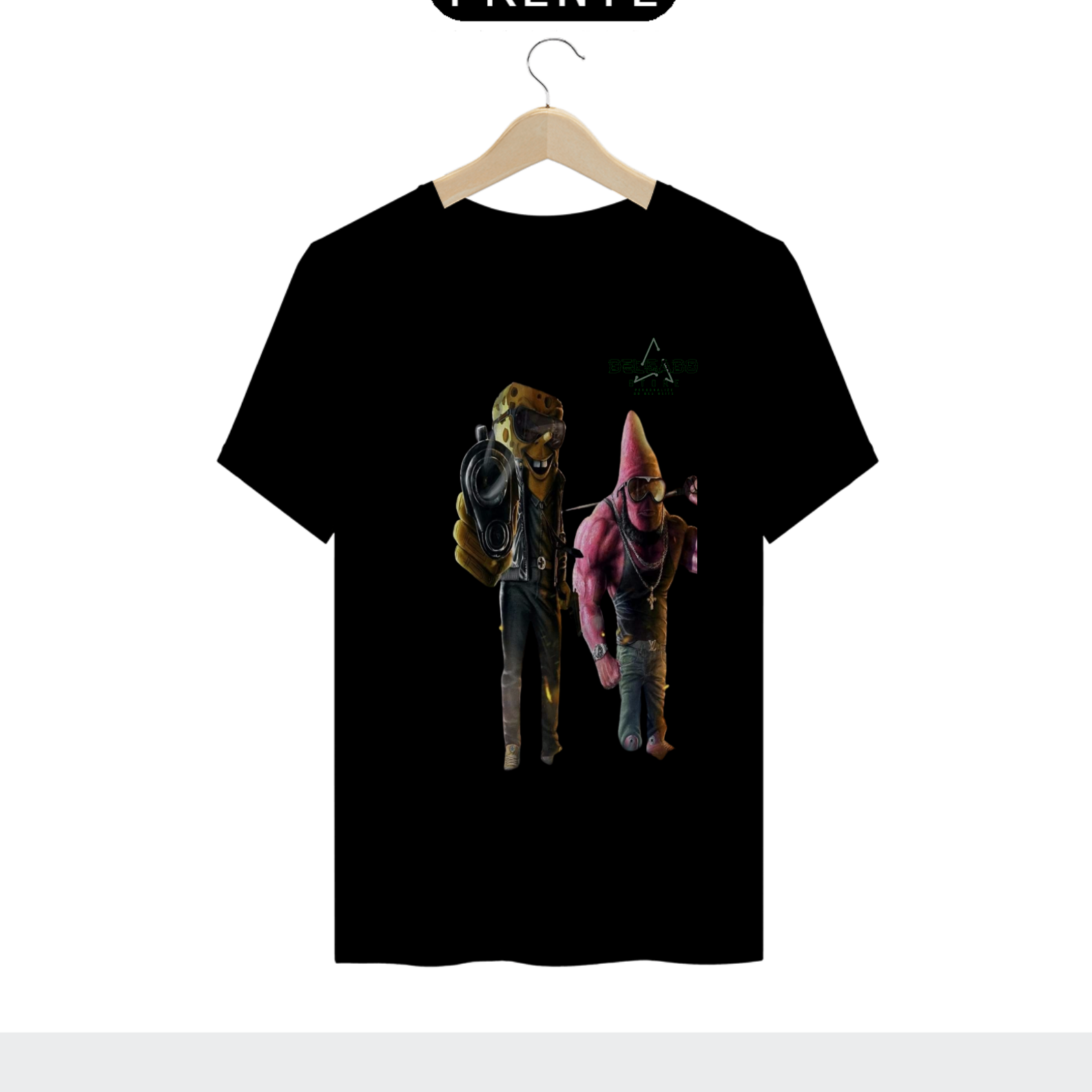 Nome do produto: CAMISA MASCULINA BOB E PATRICK SINISTRO 