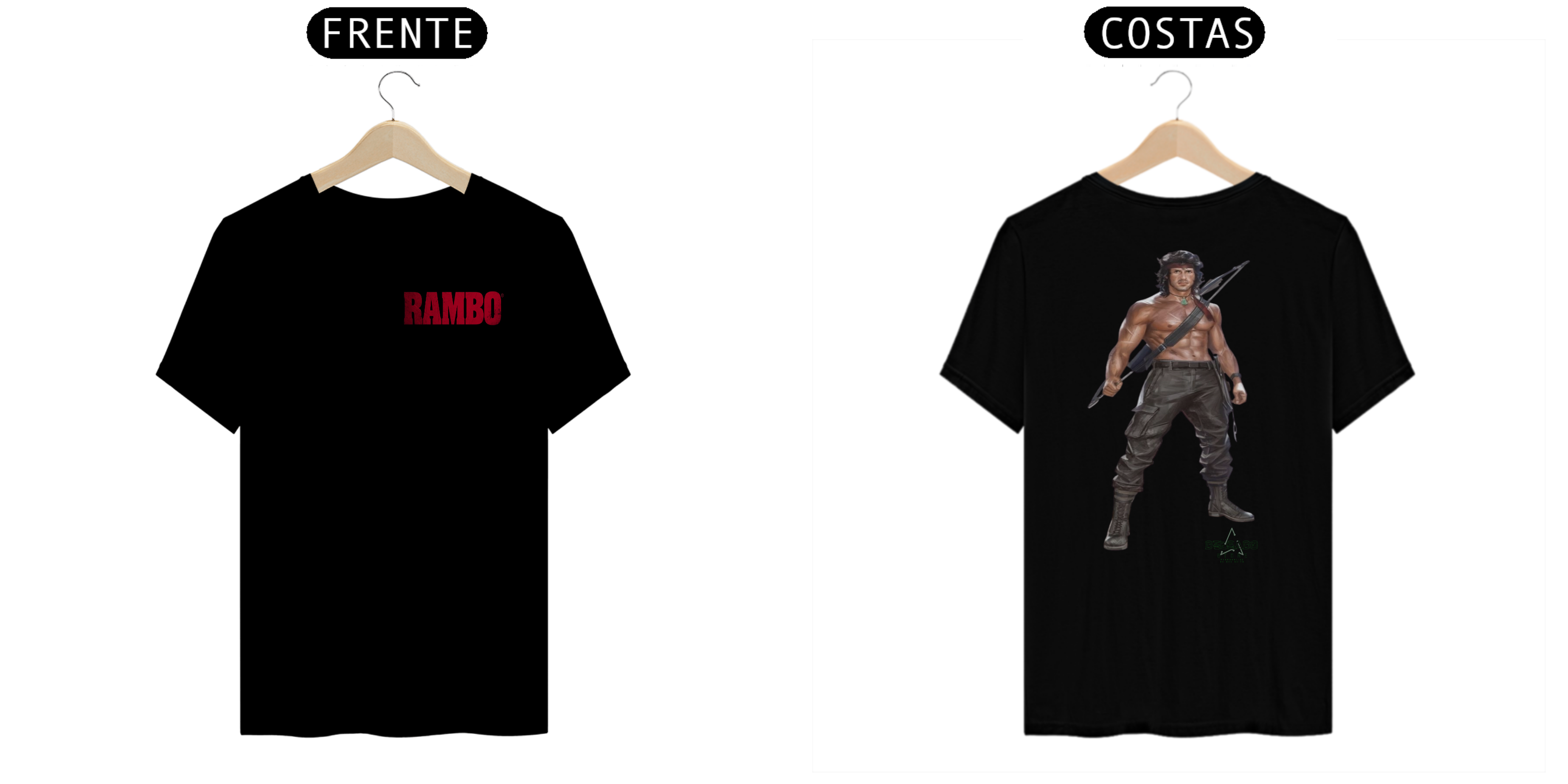 Nome do produto: CAMISA MASCULINA RAMBO